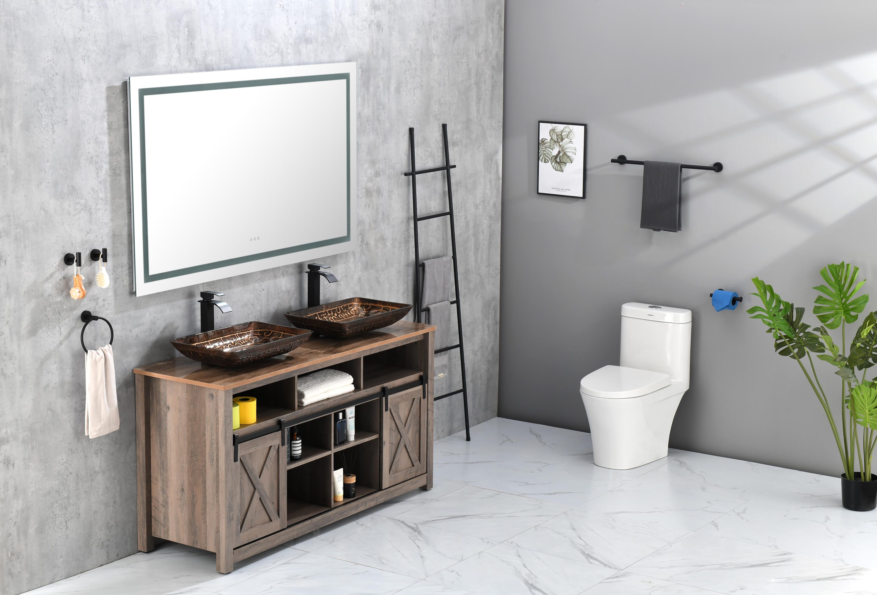 Vacolite KP-6048DH-218 Framed-Bath-Mirrors - View #9