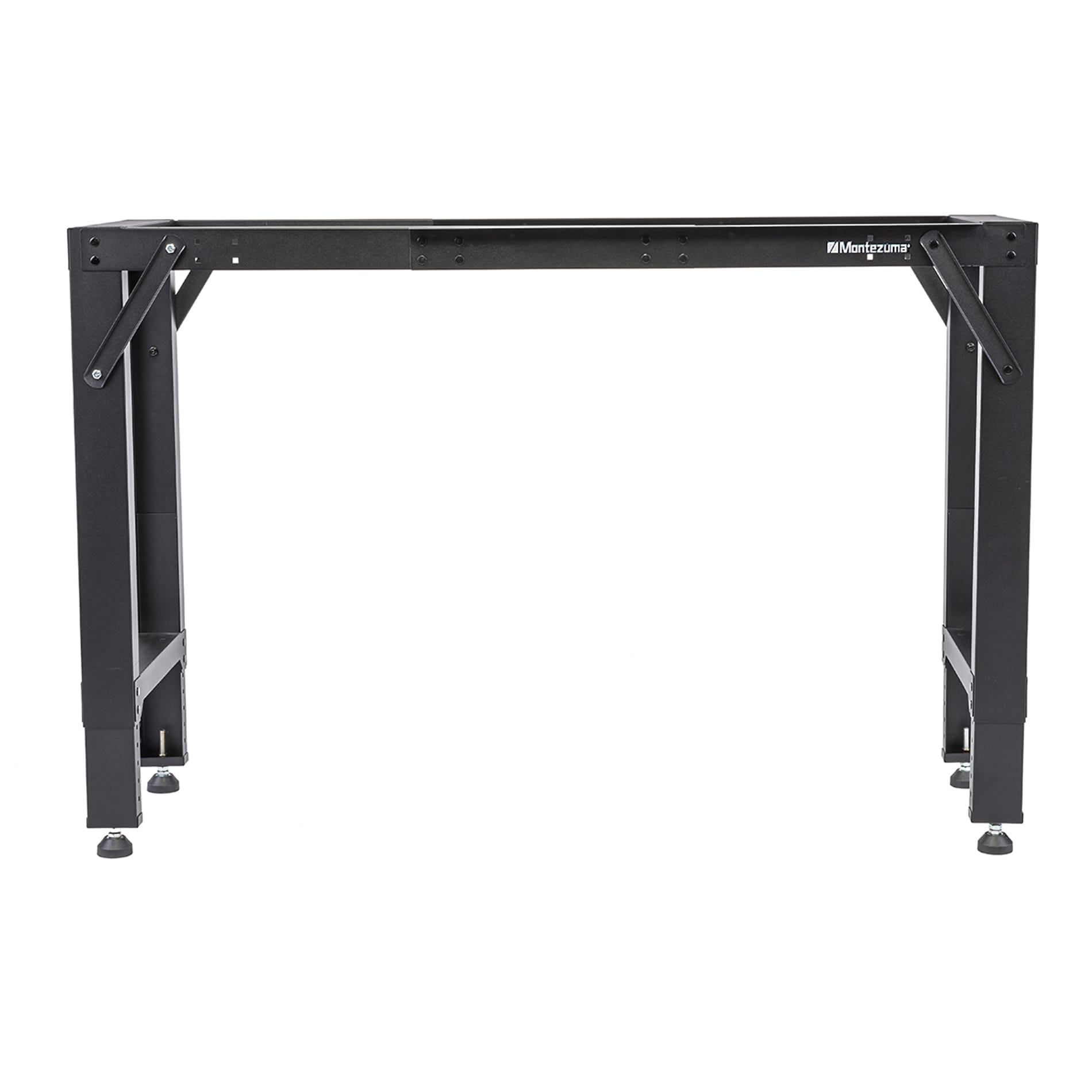Montezuma MSF4829B 64-Inches L x 29-Inches H Black Adjustable Height Work Bench