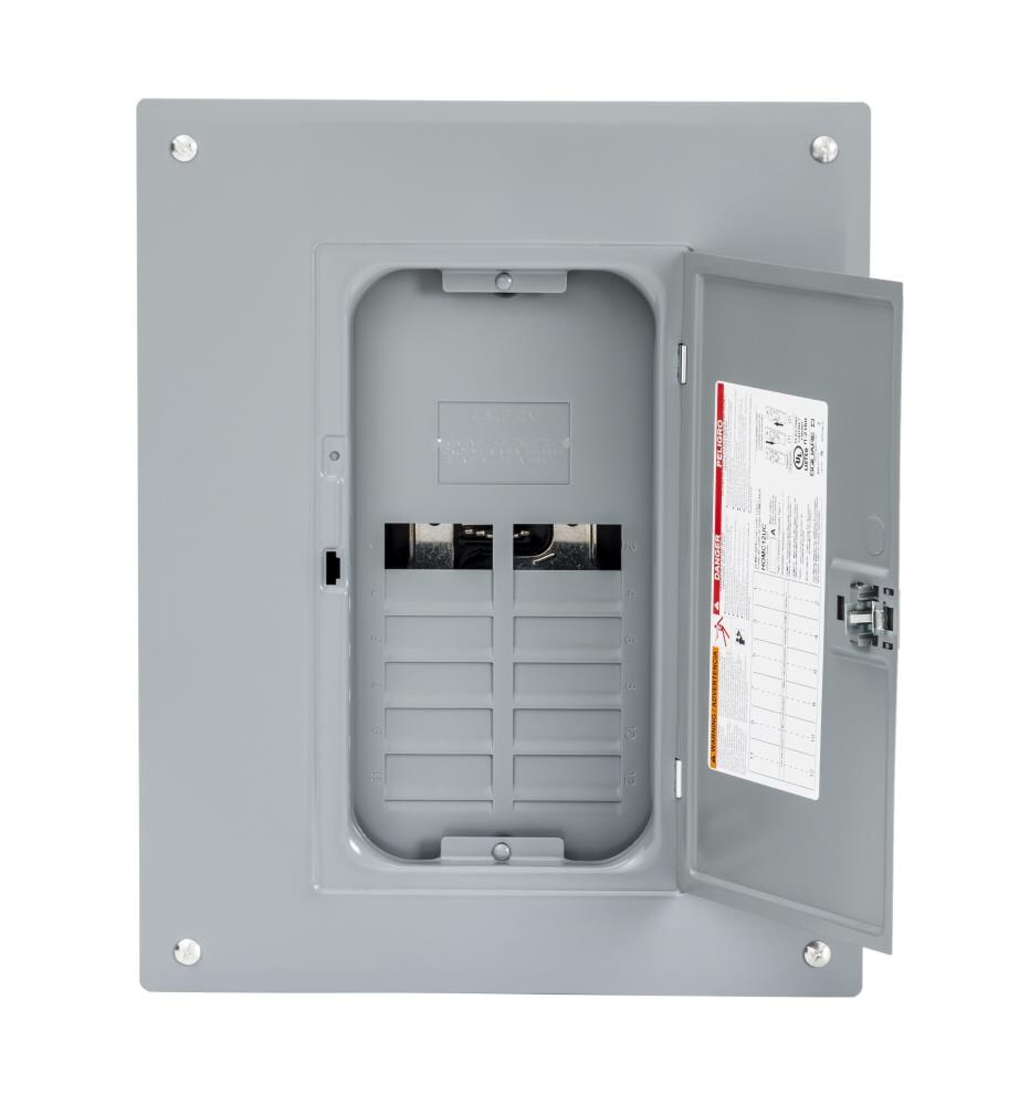 Square D HOM816L125PGC 125-Amp 8-Spaces 16-Circuit Indoor Convertible Main Lug Plug-on Neutral Load Center