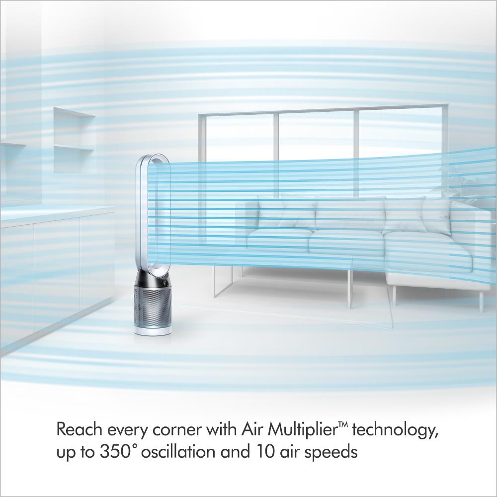 Dyson Pure Cool, TP04 10-Speed Smart White HEPA Air Purifier ENERGY STAR  (Covers: 800-sq ft)