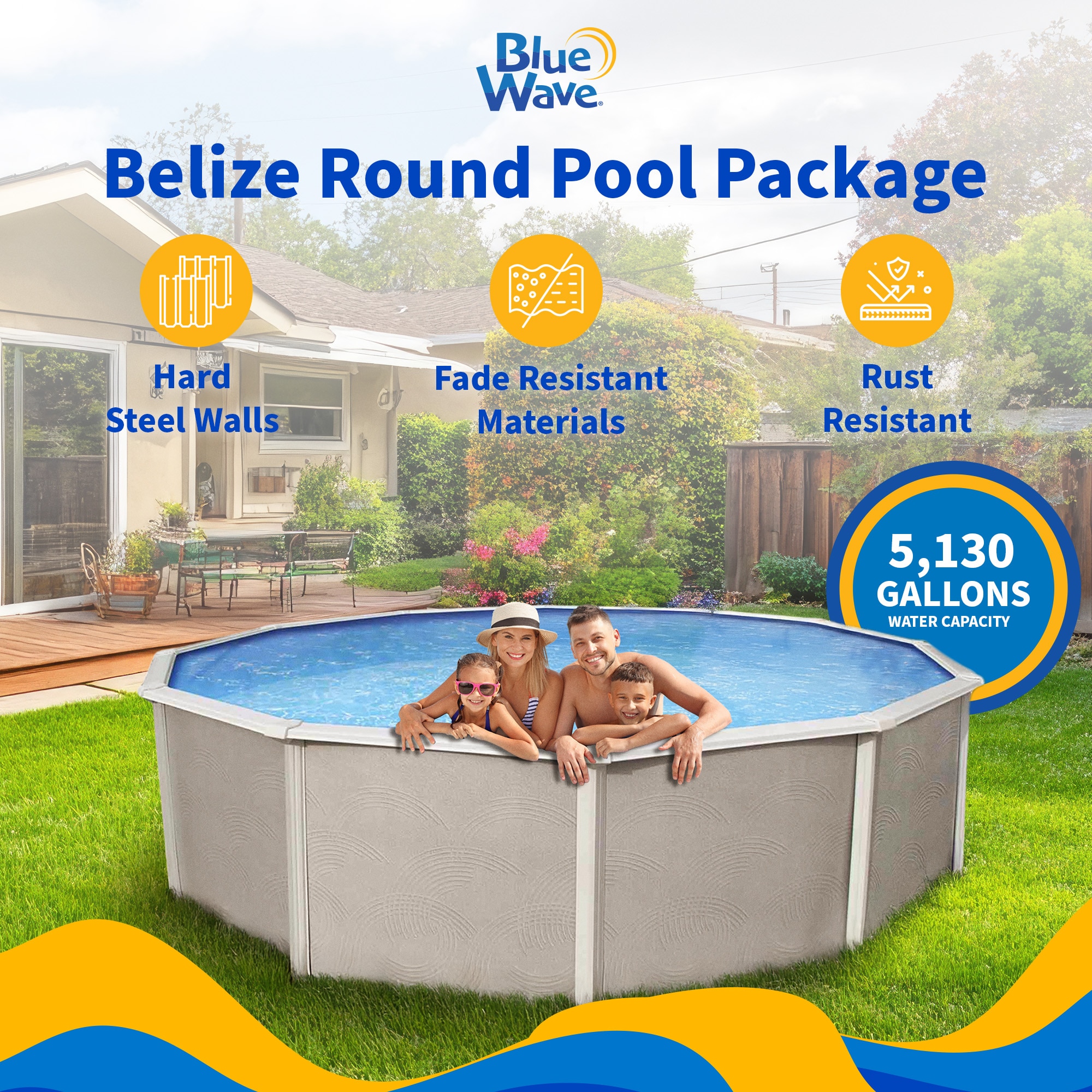 Blue Wave NB3031 Above-Ground-Pools - View #2