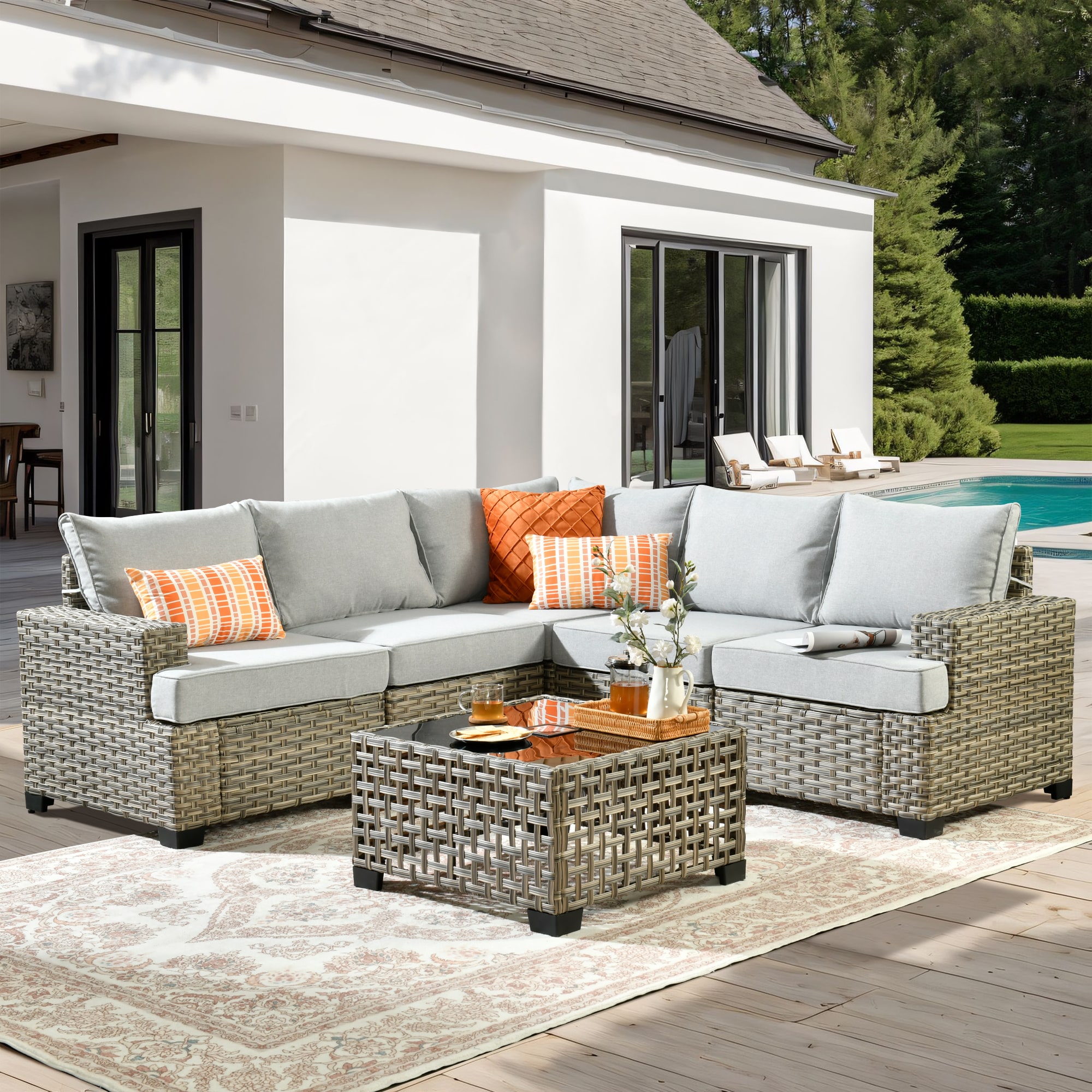 Pouuin STBS400-6 Patio-Sofas-Daybeds - View #8