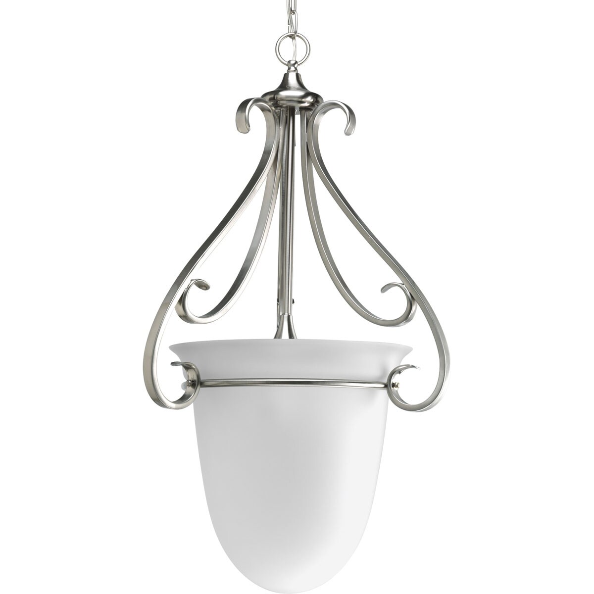 Progress Lighting Torino 3-Light Brushed Nickel Transitional Chandelier