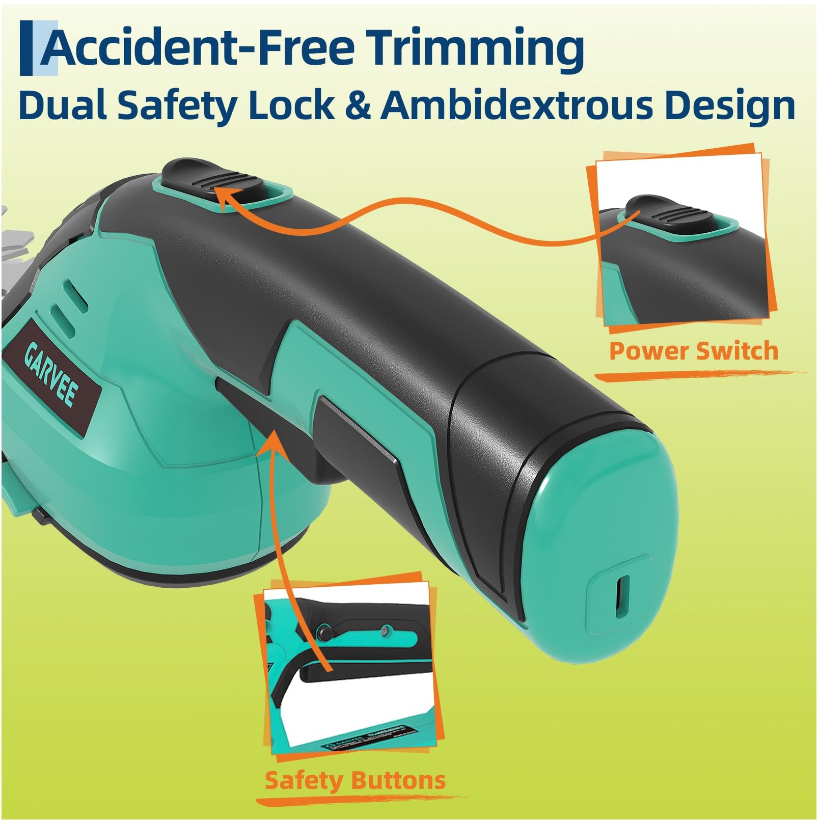DEXSO JANE-1F6Z34 Cordless-Hedge-Trimmers - View #7