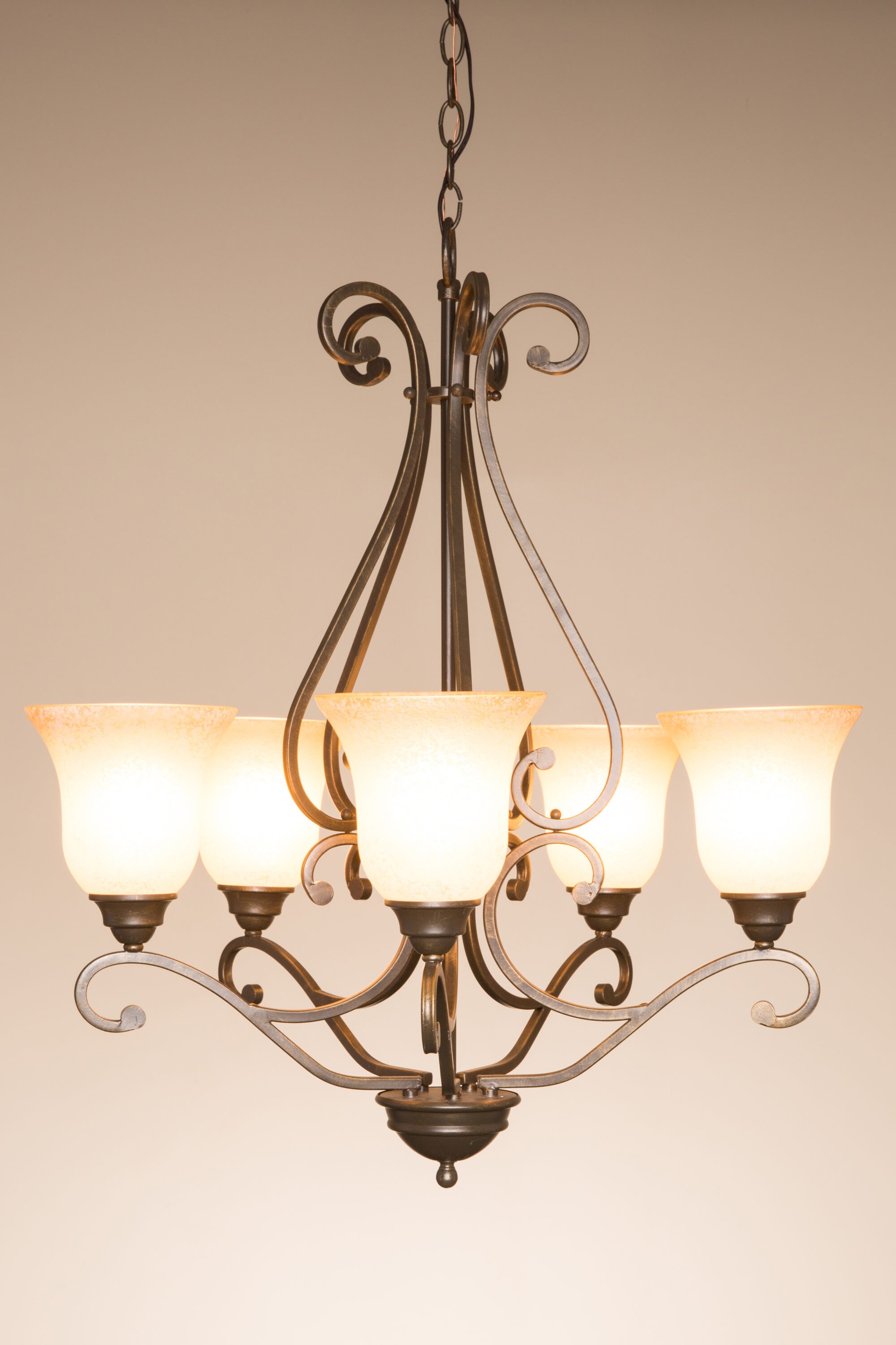 portfolio linkhorn 5 light chandelier