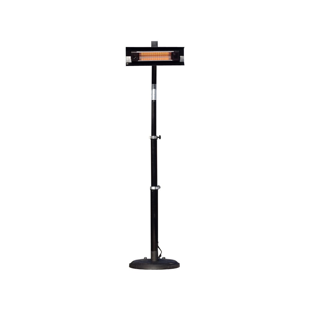 Well Traveled Living 02678 5118 -BTU 110 -Volt Black Steel Electric Patio Heater