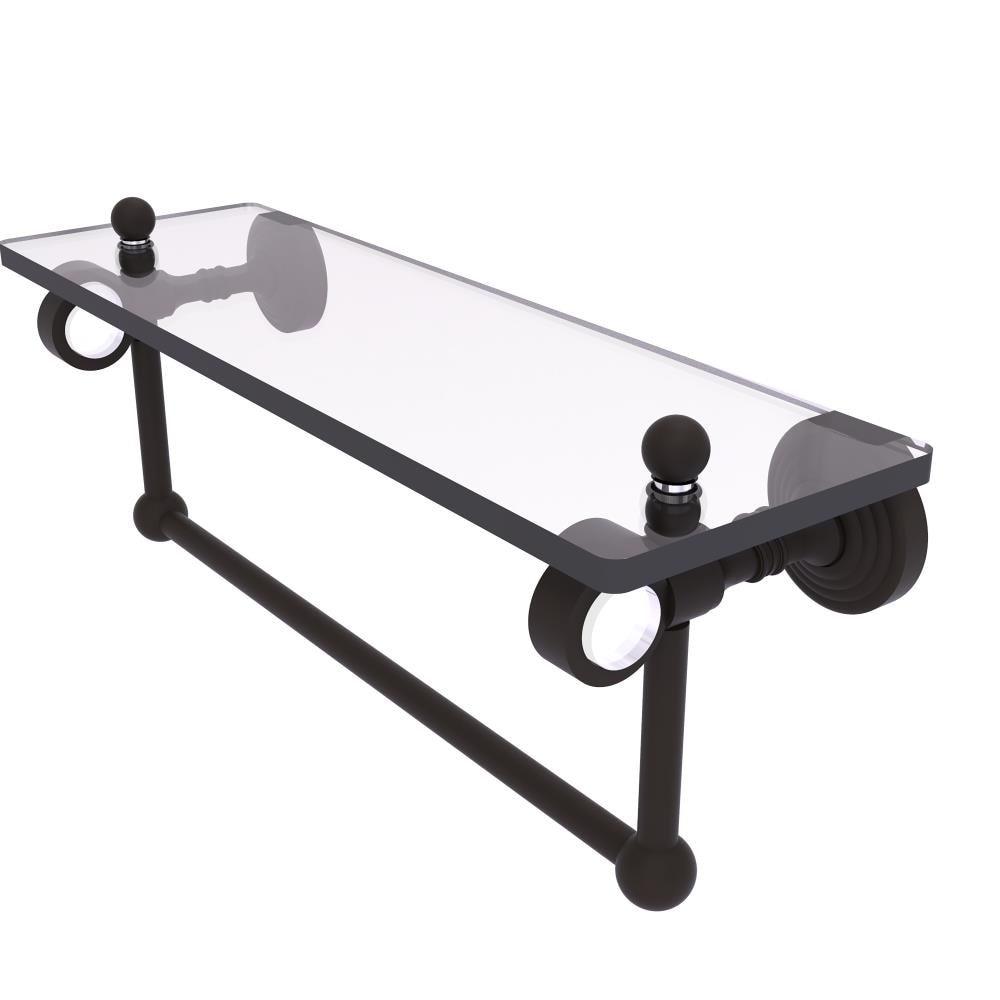 Allied Brass PG-1TB-16-ORB Pacific Grove Oil Rubbed Bronze Wall mount Bathroom Shelf ( 16-in x 6.4-in x 5-in )