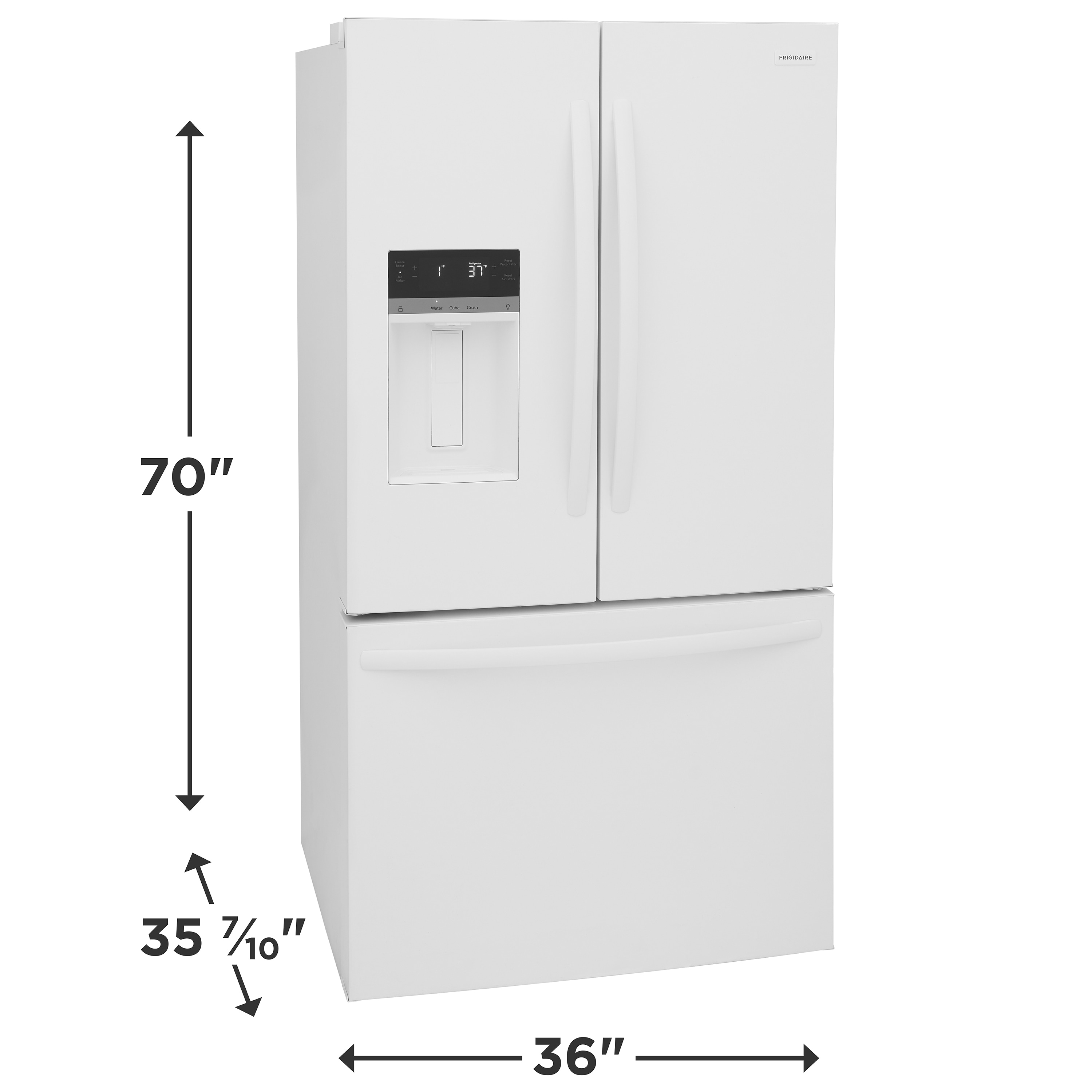 Frigidaire FRFS2823AW French-Door-Refrigerators - View #4
