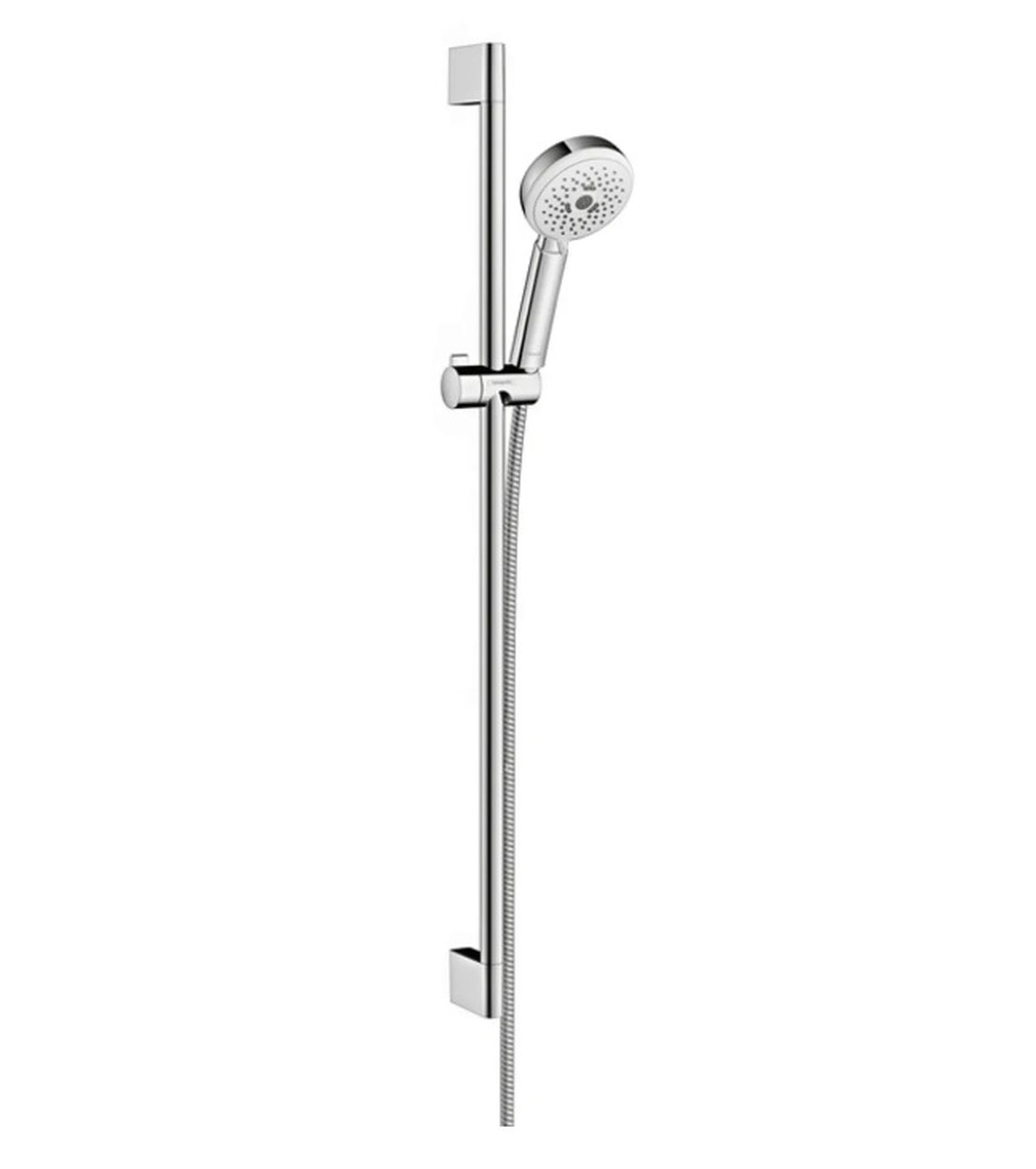 Hansgrohe chrome 3 88 in round fixed shower head 2 gpm 7 6 lpm at