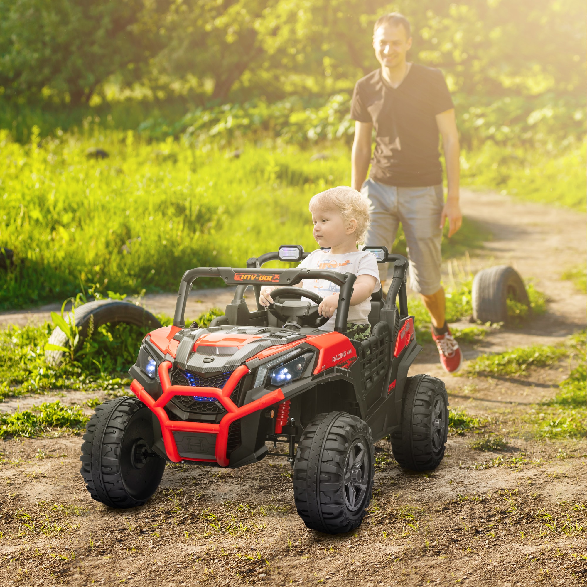 Qaba 370-342V80RD Play-Toys - View #2