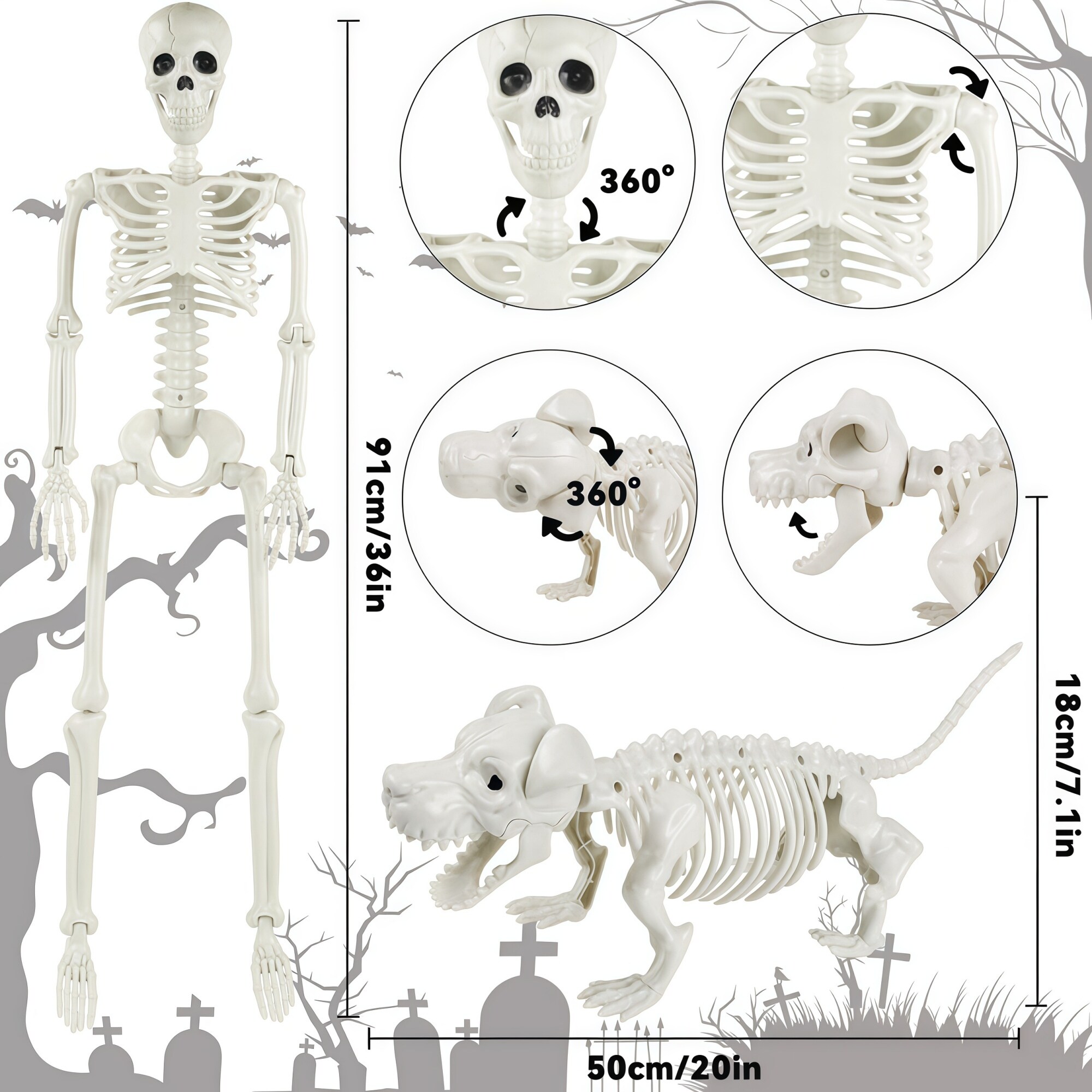 Numhew NHWILL94885 Table-Halloween-Decor - View #3