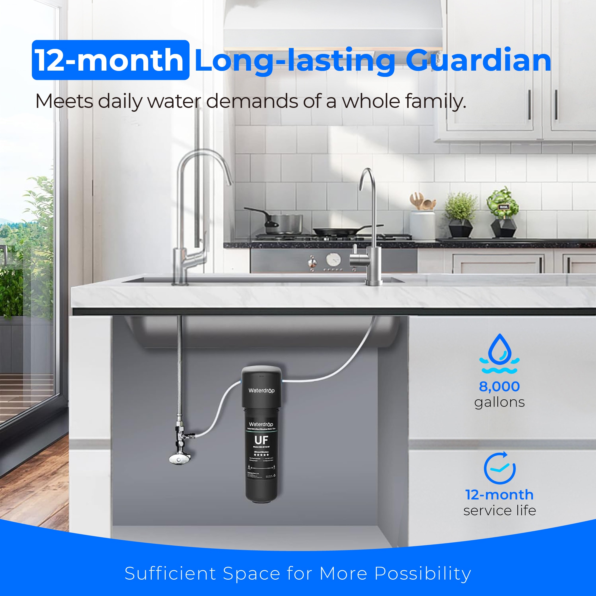 Waterdrop BL-WD-17UB-UFST Under-Sink-Filtration-Systems - View #5