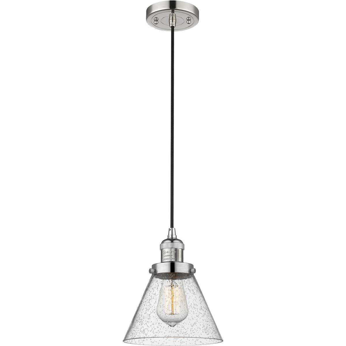 Innovations Lighting 201C-PN-G44 201C-PN-G44 Franklin Restoration Cone Mini Pendant