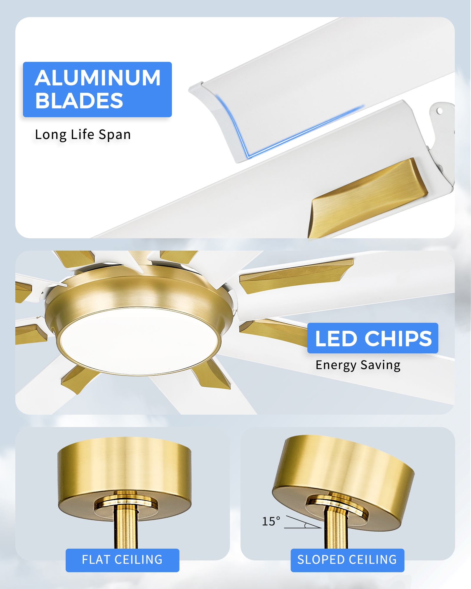 LTMATE LSLT-CF04BGW-72 Ceiling-Fans - View #4