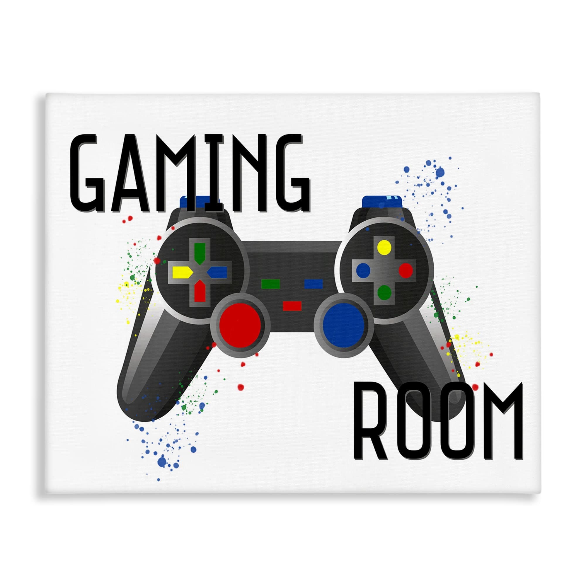 Stupell Industries BS-046-CN-24X30 Gaming Room Modern Controller Canvas Wall Art By Kim Allen 30 x 24