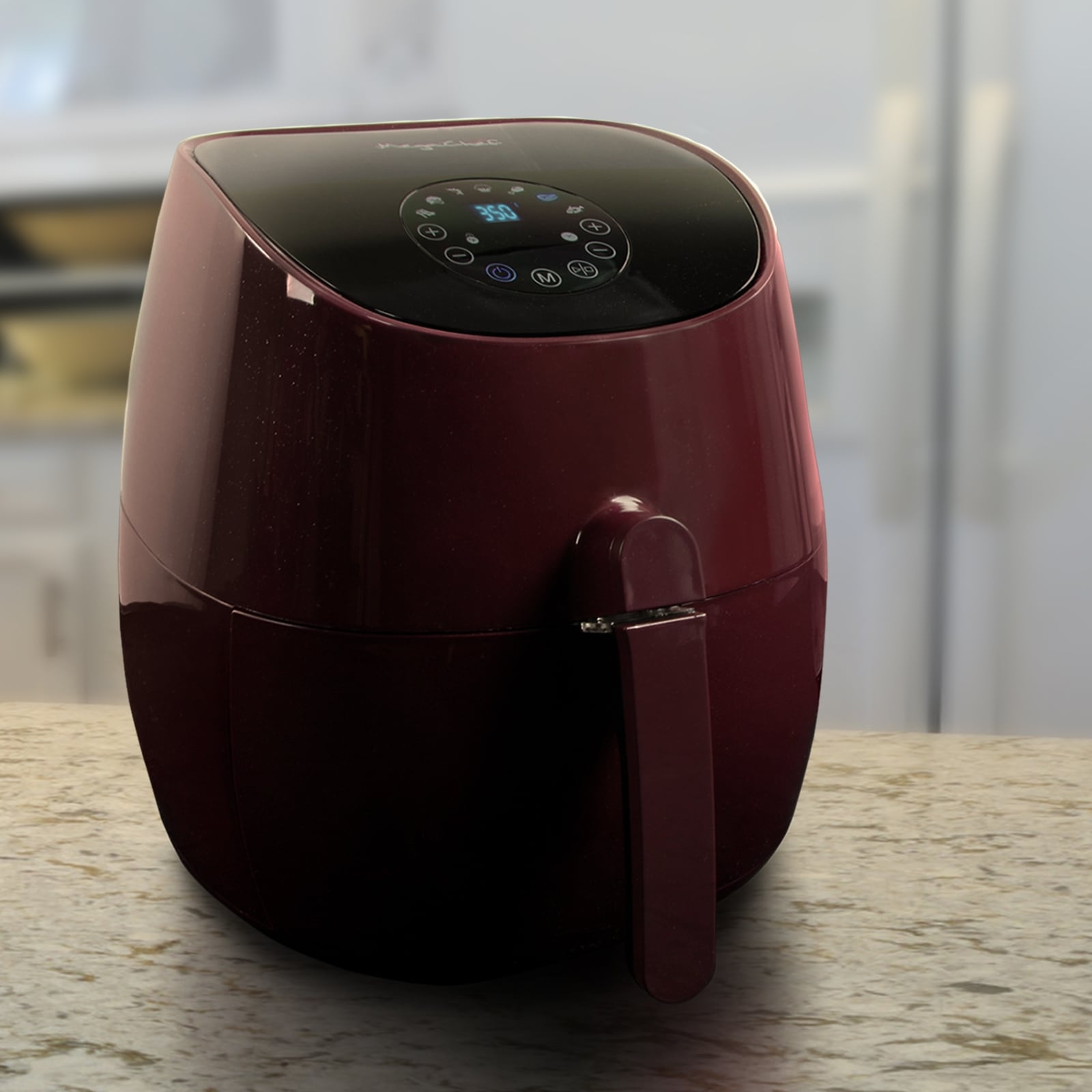 MegaChef 3.5-Quart Purple Digital Air Fryer 849102093M at Lowes.com