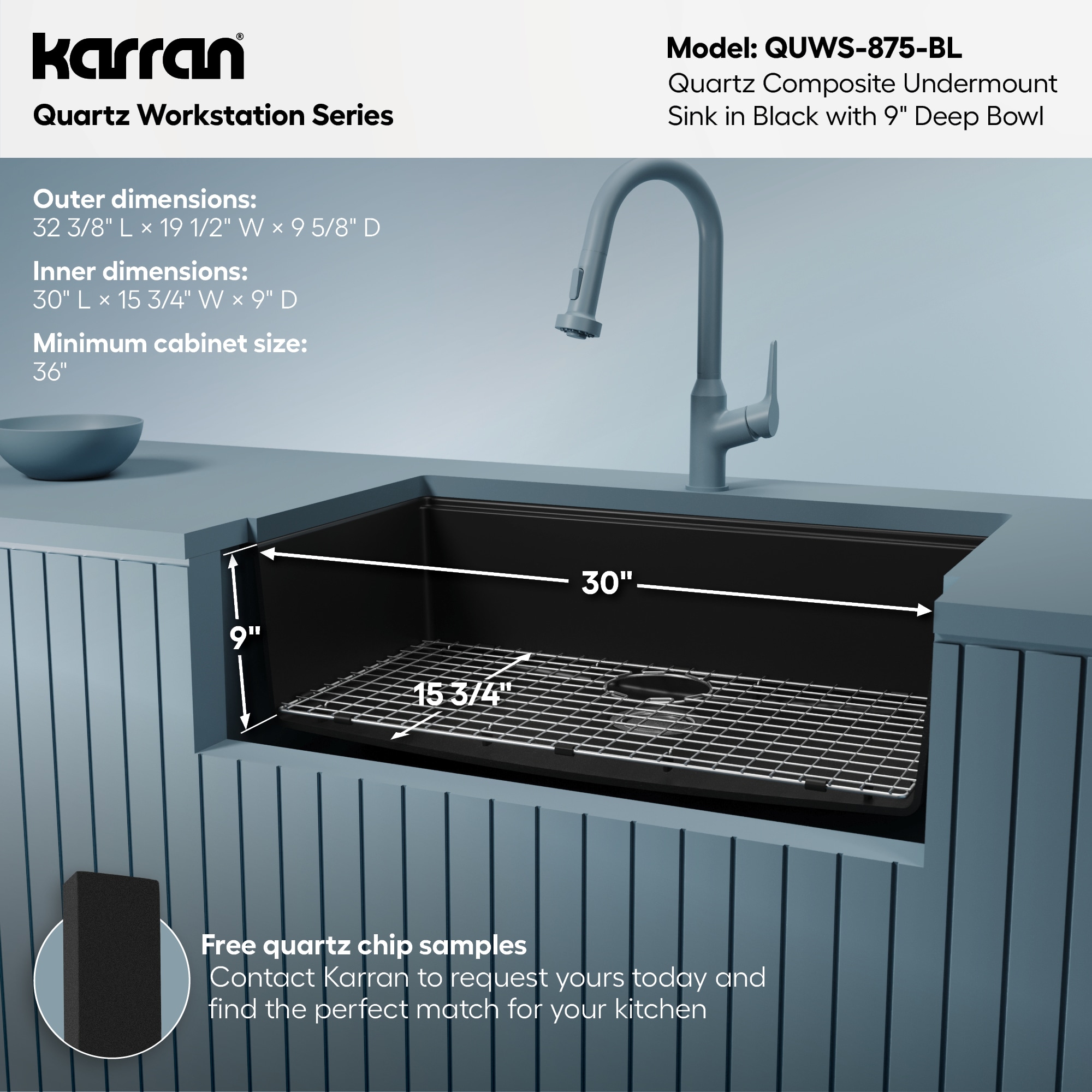 Karran QUWS-875-BL Kitchen-Sinks - View #8