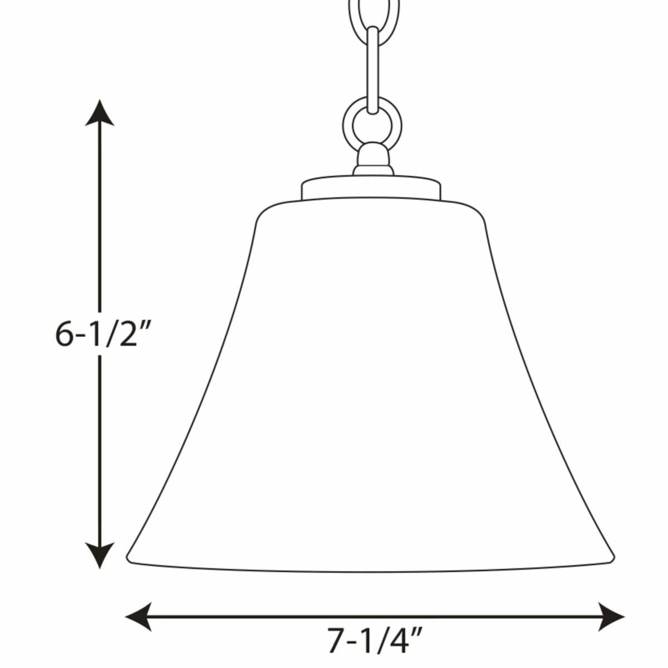 Antique Bronze Etched Glass Mini Pendant Light