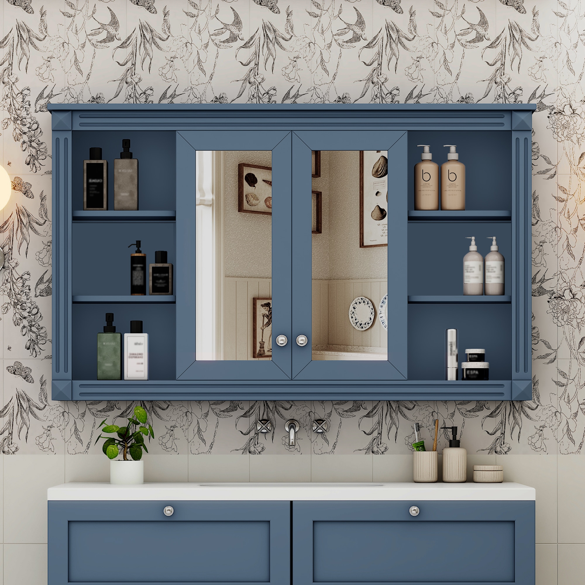 GDFStudio 364937 Bathroom-Wall-Cabinets - View #3