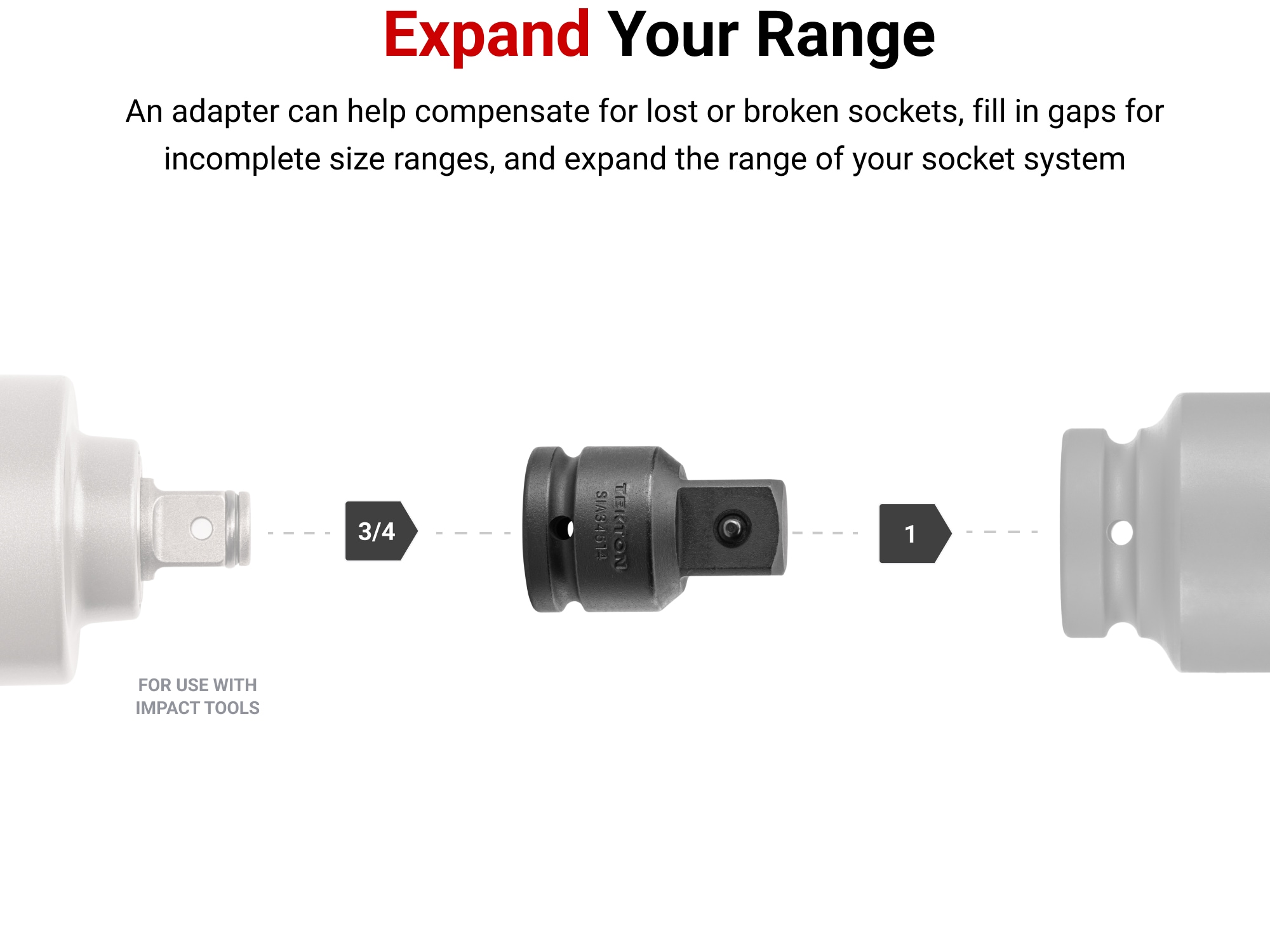 TEKTON SIA34514 Socket-Adapters - View #2