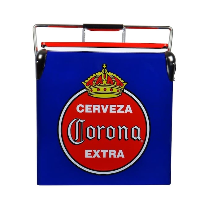 Corona Corona 18 Can Stainless Steel Retro Ice Chest With Bottle Opener ...