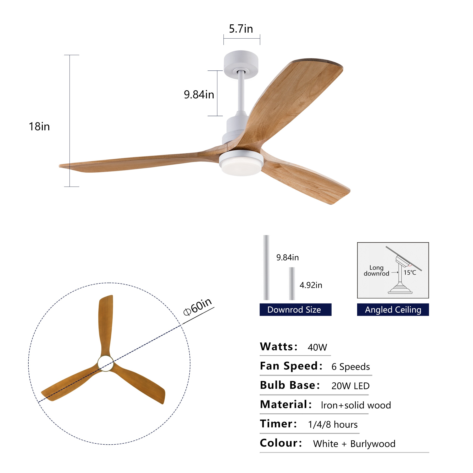 BABOOM BOM-P194114-OR Ceiling-Fans - View #6