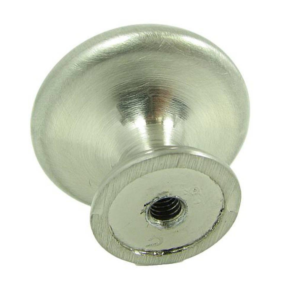 Stone Mill Hardware Satin Nickel Round Traditional Cabinet Knob In The Cabinet Knobs Department 5023