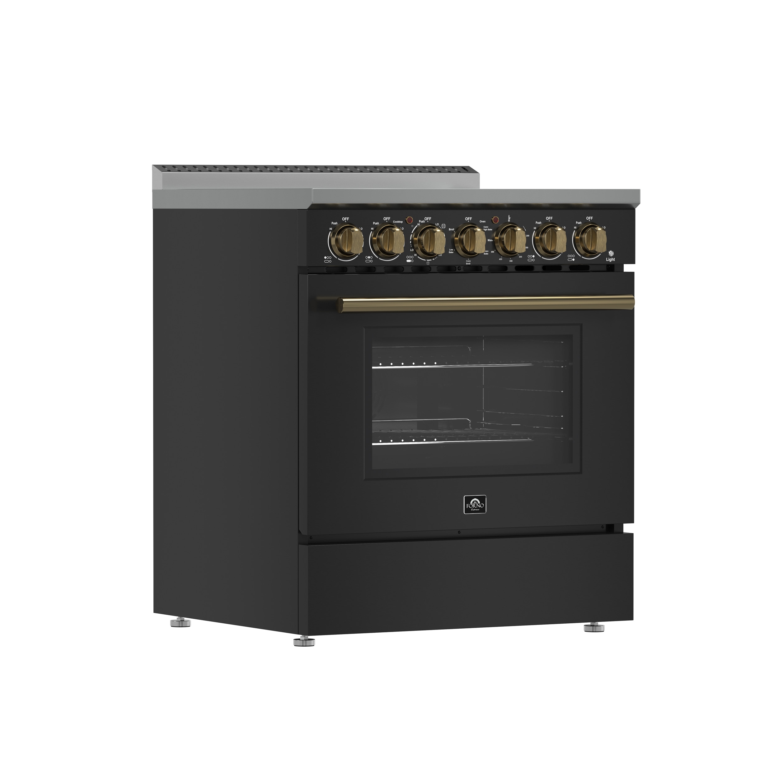 FORNO FFSEL6011-30BLK Freestanding-Electric-Ranges - View #3