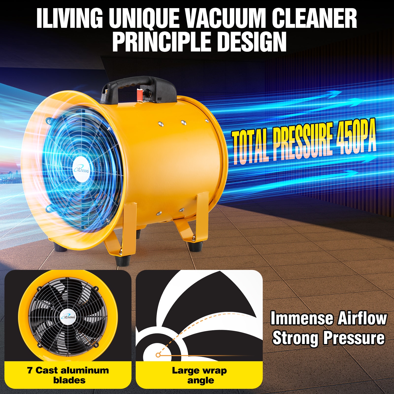iLIVING ILG8VF12 Blower-Fans - View #7