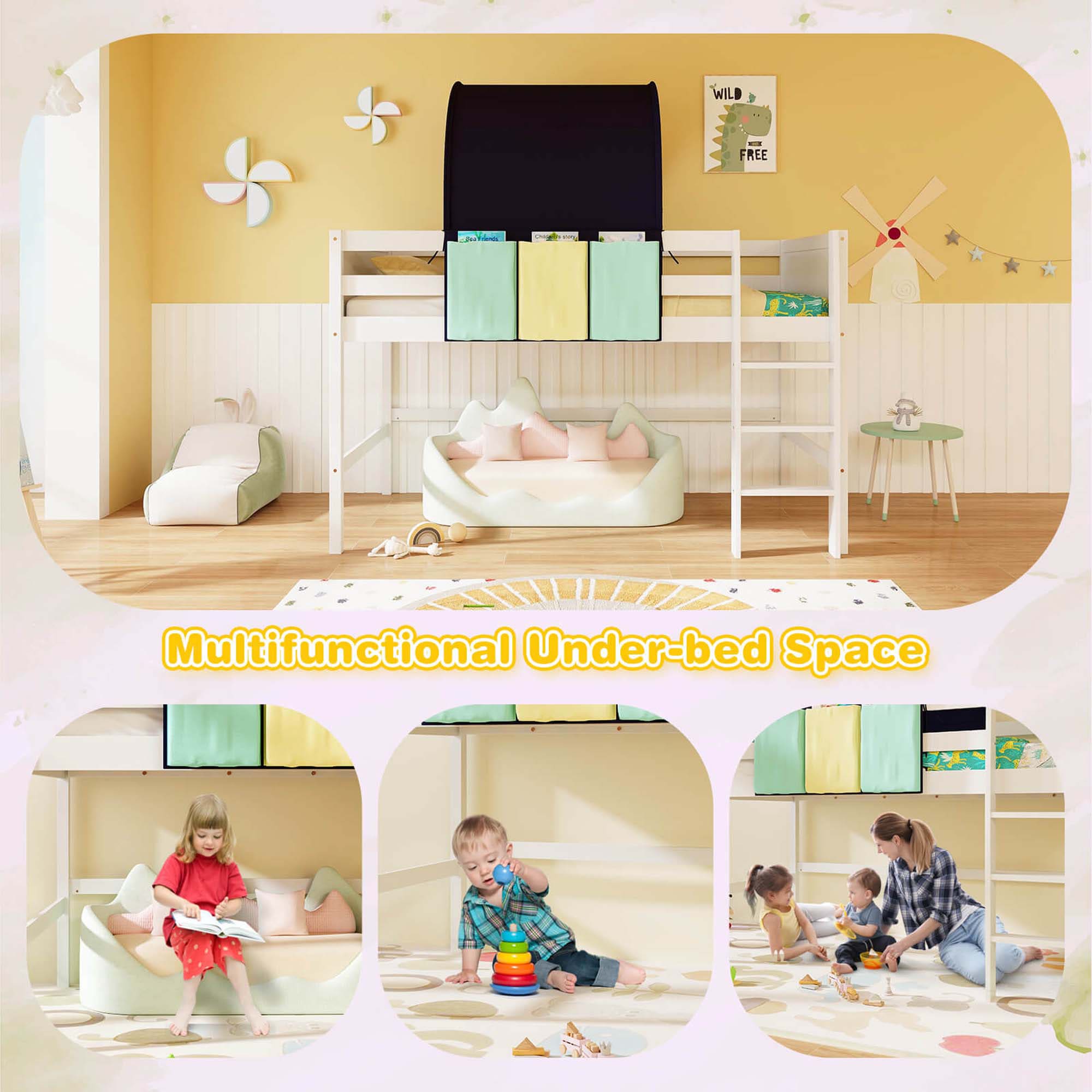 Costway HCST02598 Bunk-Beds - View #4