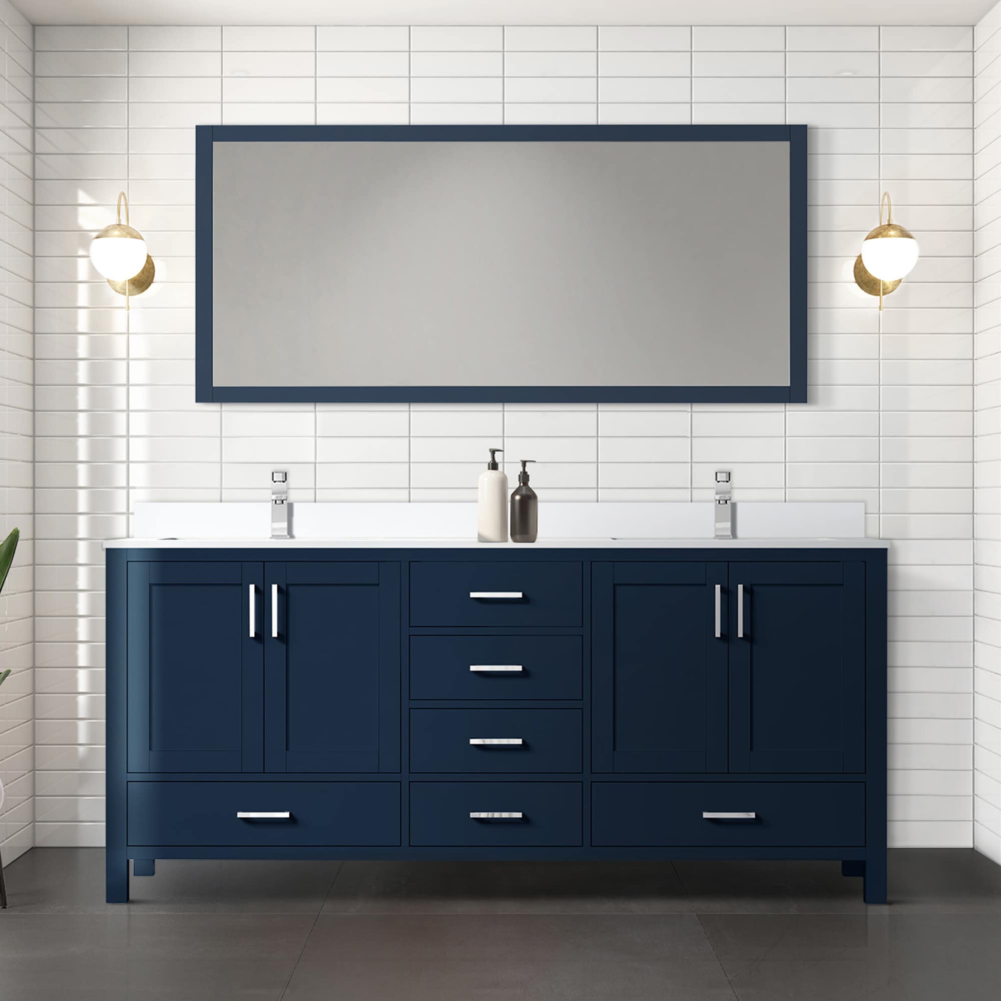 Lexora LJ342272DEWQM70F Bath-Vanity-Combo - View #10