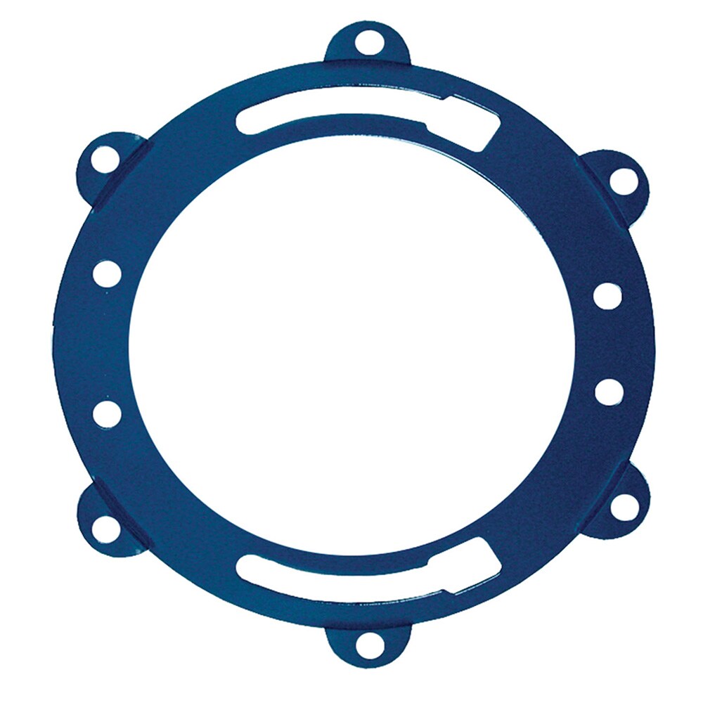 Jones Stephens C85000 3-Inches Blue Metal Toilet flange
