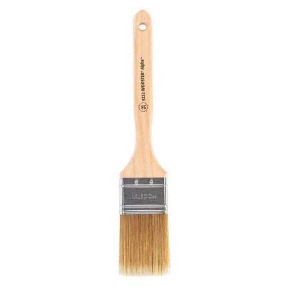 Wooster  2 Flat Sash Firm Micro Tip Bristle Paint Brush Wood Handle 4232-2