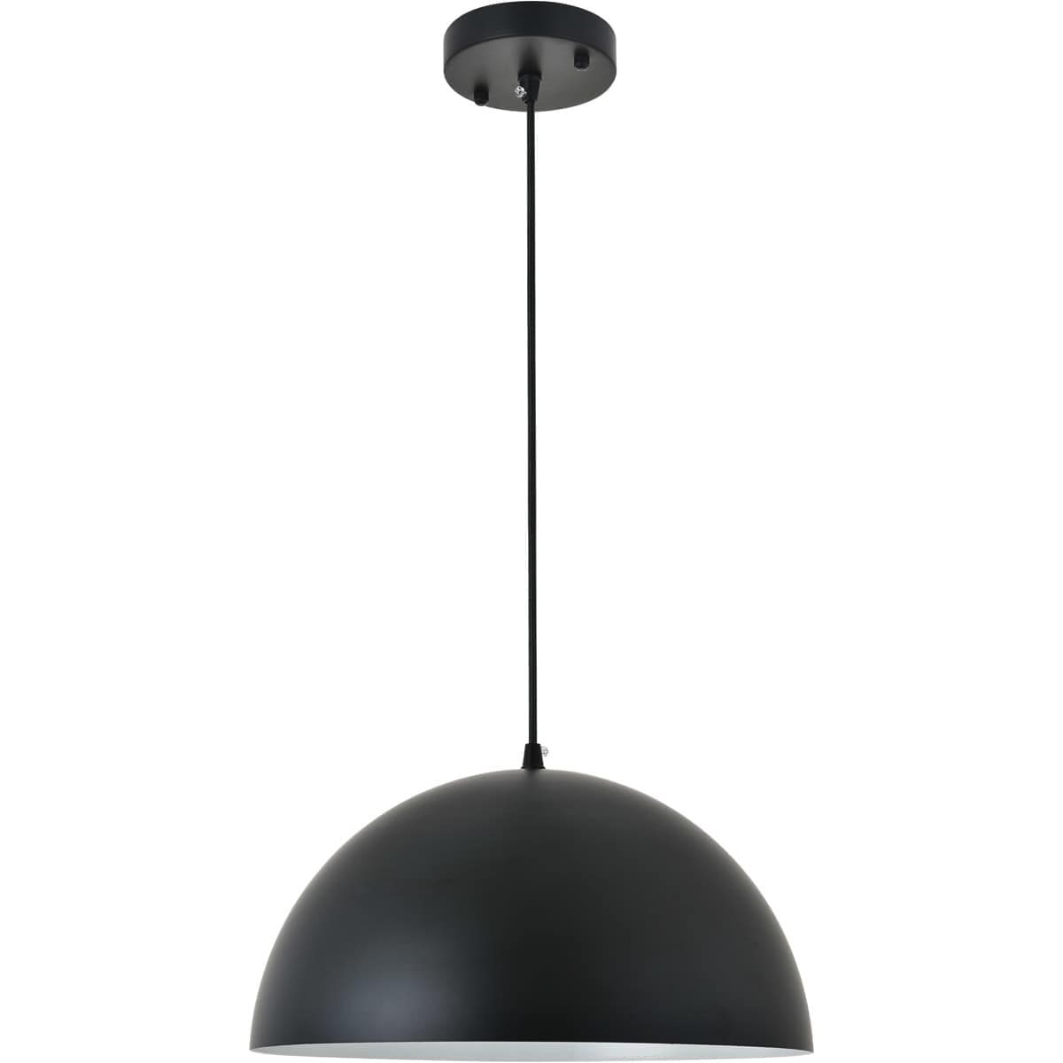 Decovio  12802-B1 Scotland 1 Light 138 inch Black Pendant Ceiling Light