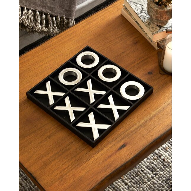 GO Home Brown Wood/Aluminum Modern Decor Set in the Decorative Accessories  department at