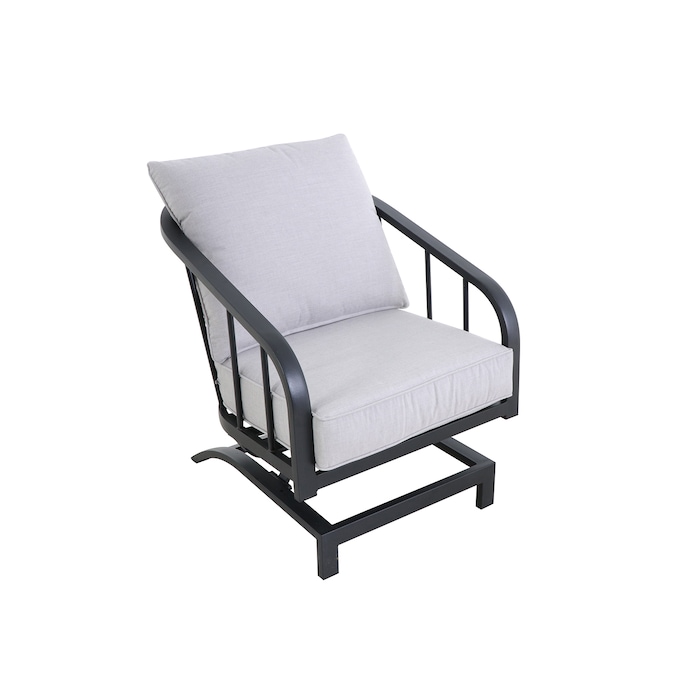 Allen Roth Dilworth Set Of 2 Black, Allen And Roth Outdoor Furniture
