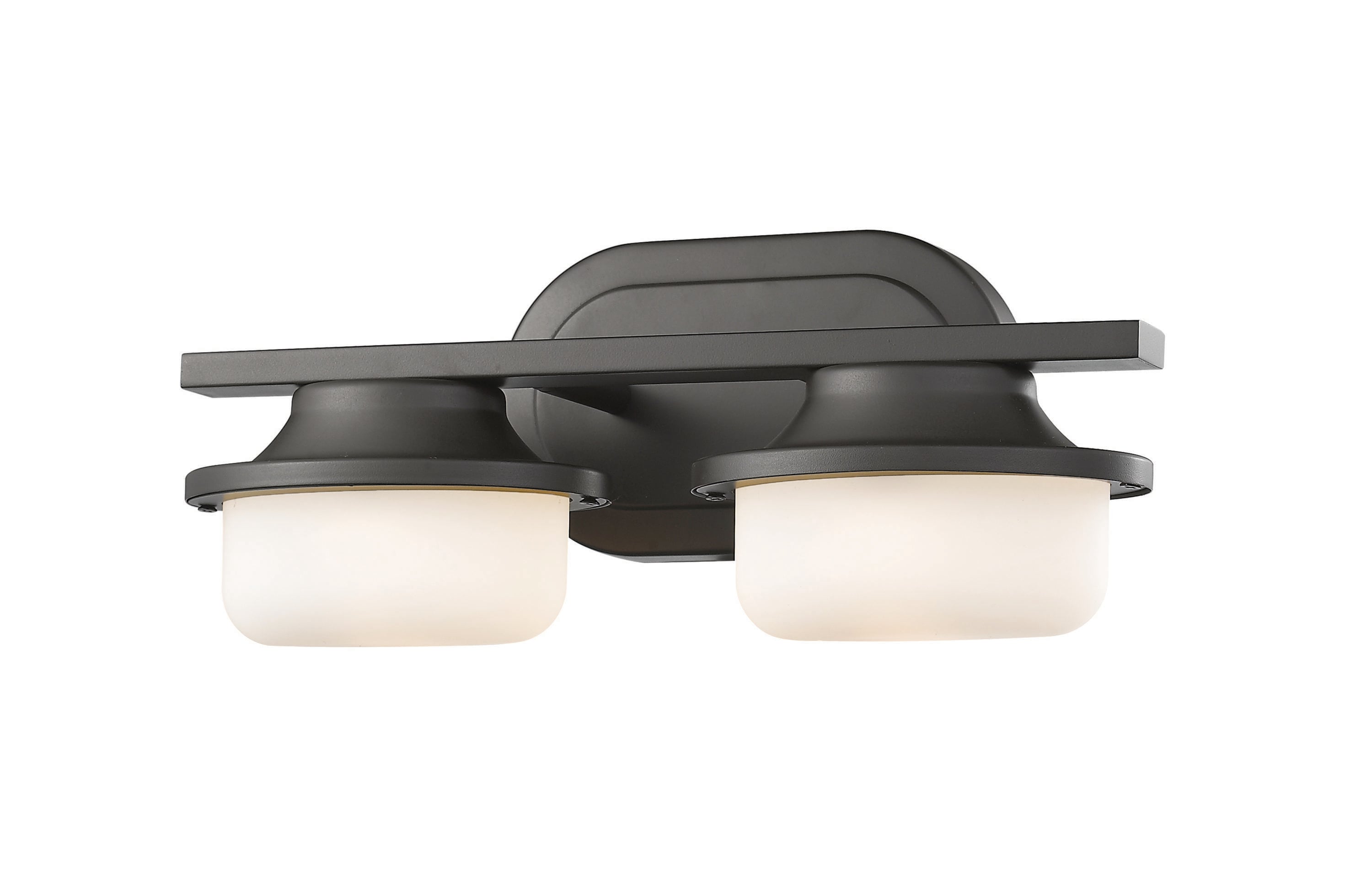 Z-Lite 1917-2V-BRZ-LED Optum 14-in 2-Light Bronze LED Transitional Vanity Light
