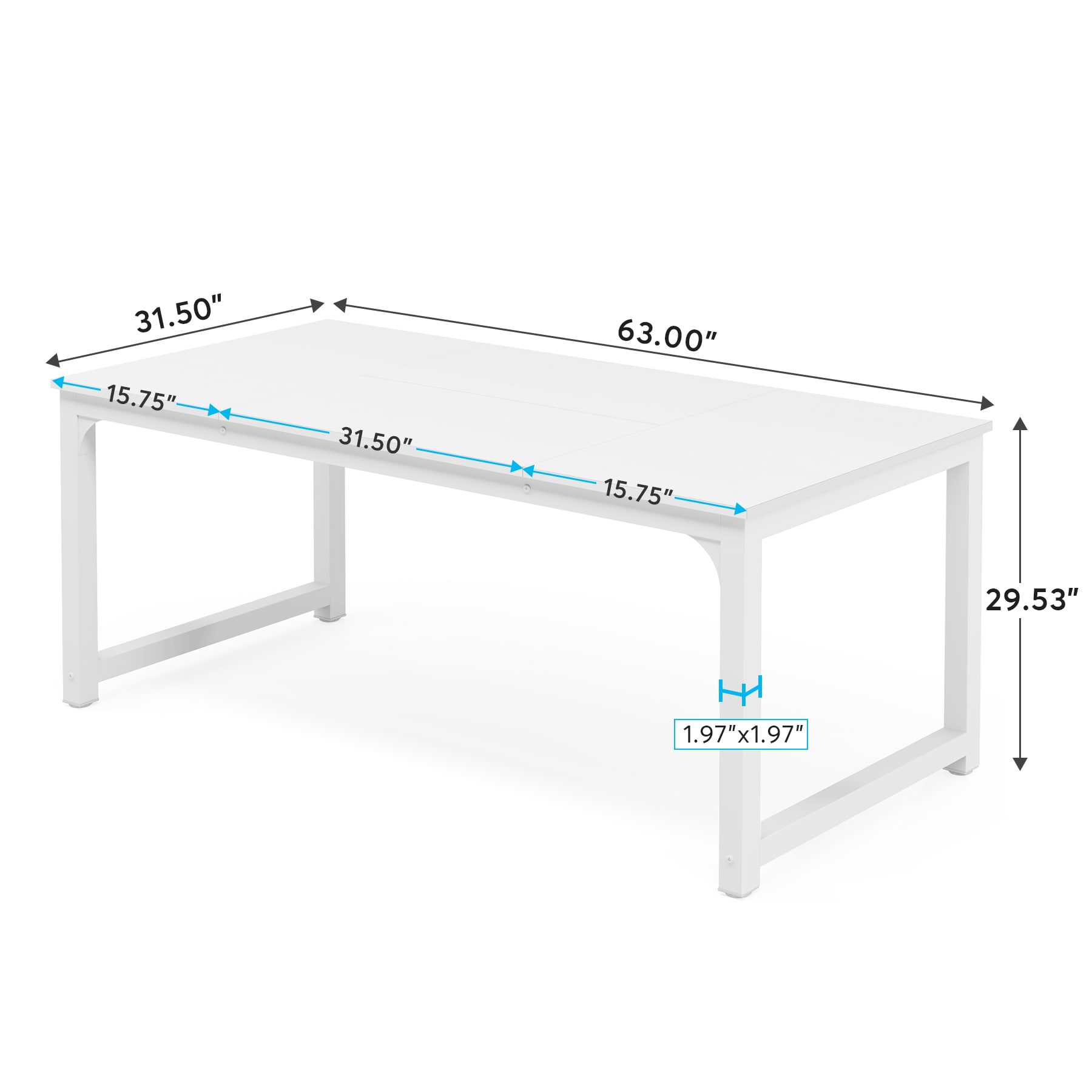 Tribesigns HOGA-M0191 Office-Tables - View #7