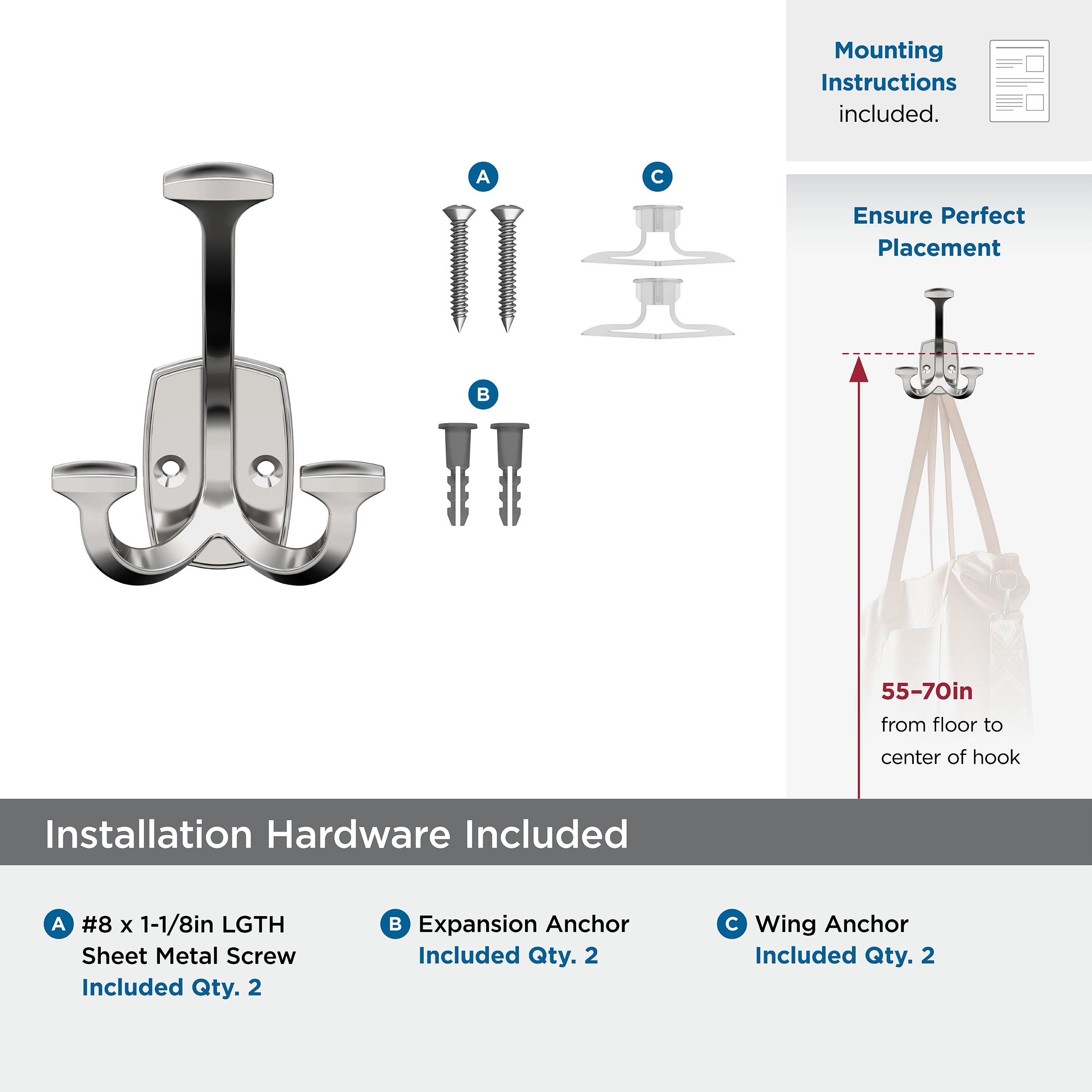 Amerock H3700426 Decorative-Wall-Hooks - View #8
