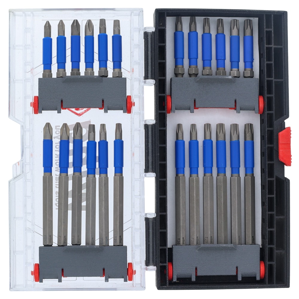 Wiha 76822 Impact Driver Bit Set 24 -Piece