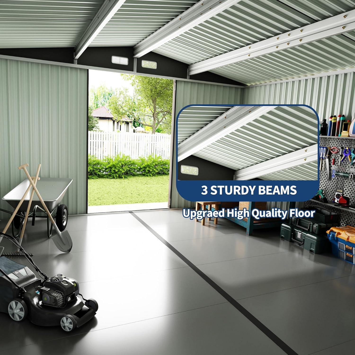 GarveeLife IDEAL-26040112 Metal-Storage-Buildings-Sheds - View #6