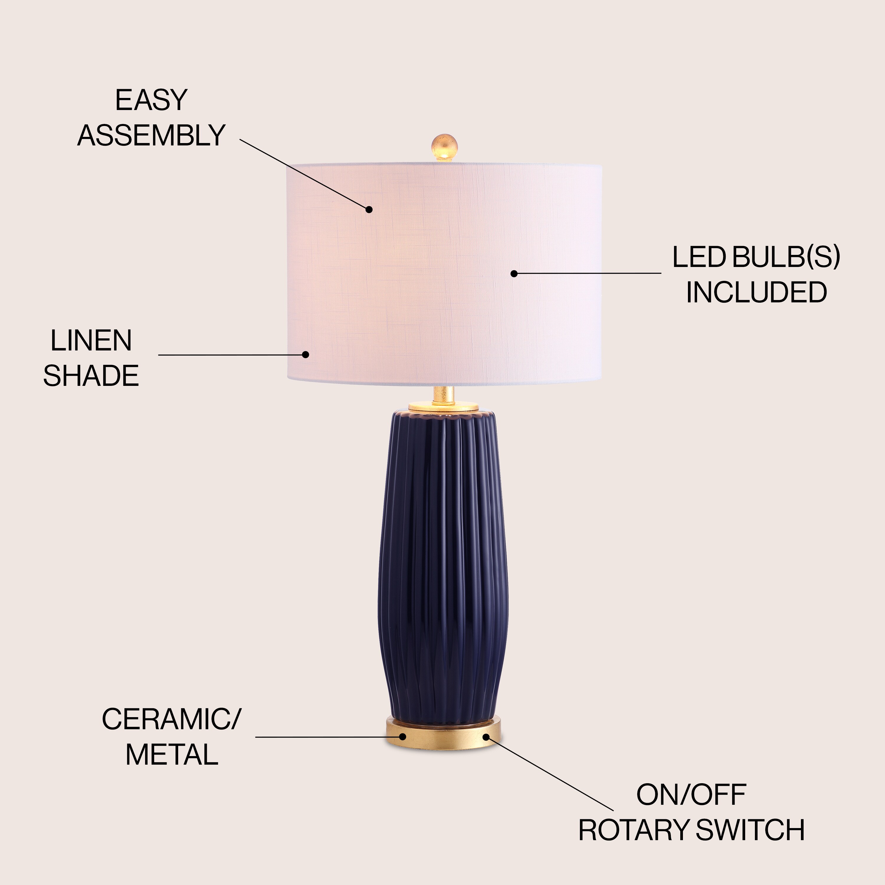 JONATHAN  Y JYL5045A Table-Lamps - View #3