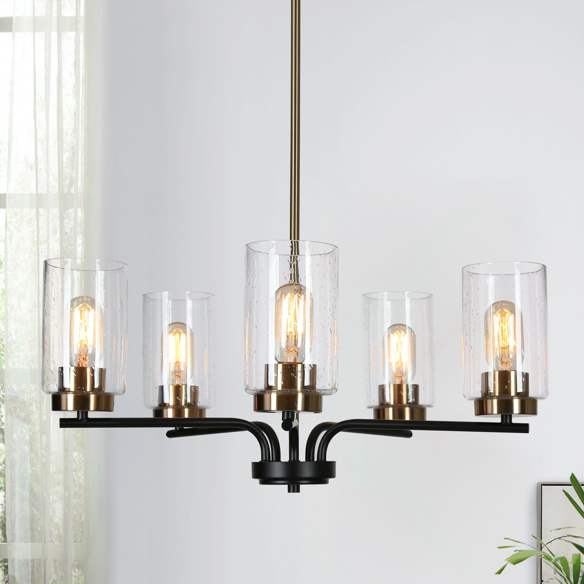 Vinluz 5 light on sale chandelier