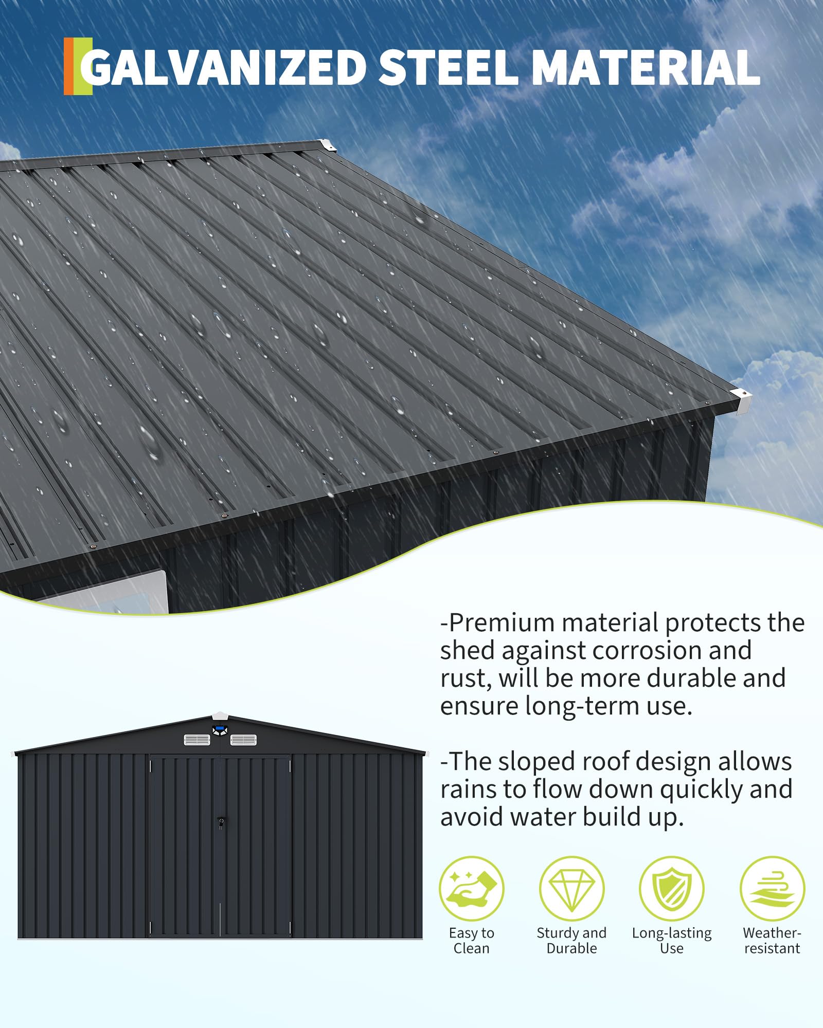 IdealHouse CO-WH5P6X2S4RDM Metal-Storage-Buildings-Sheds - View #5