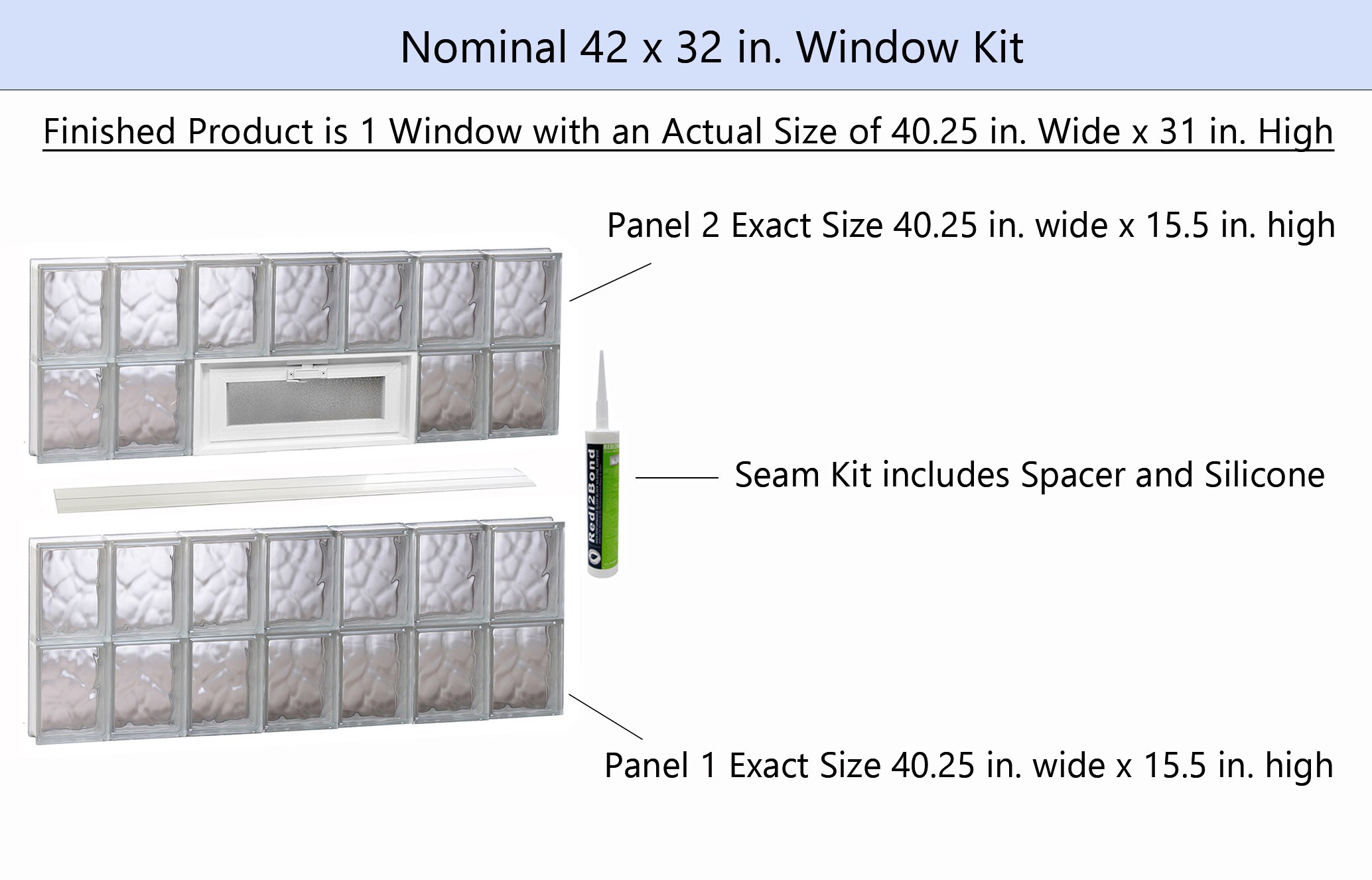 REDI2SET V4232DC Glass-Block-Windows - View #2