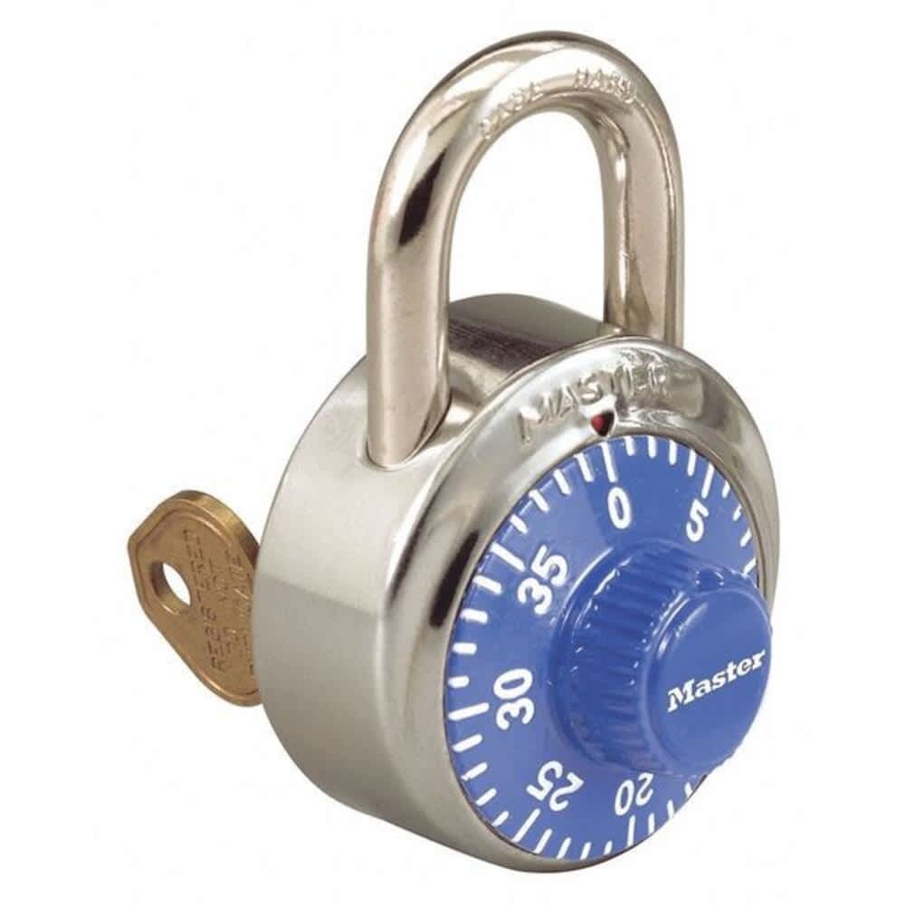 Master Lock 1525BLU Padlocks-Locks-Cables - View #2