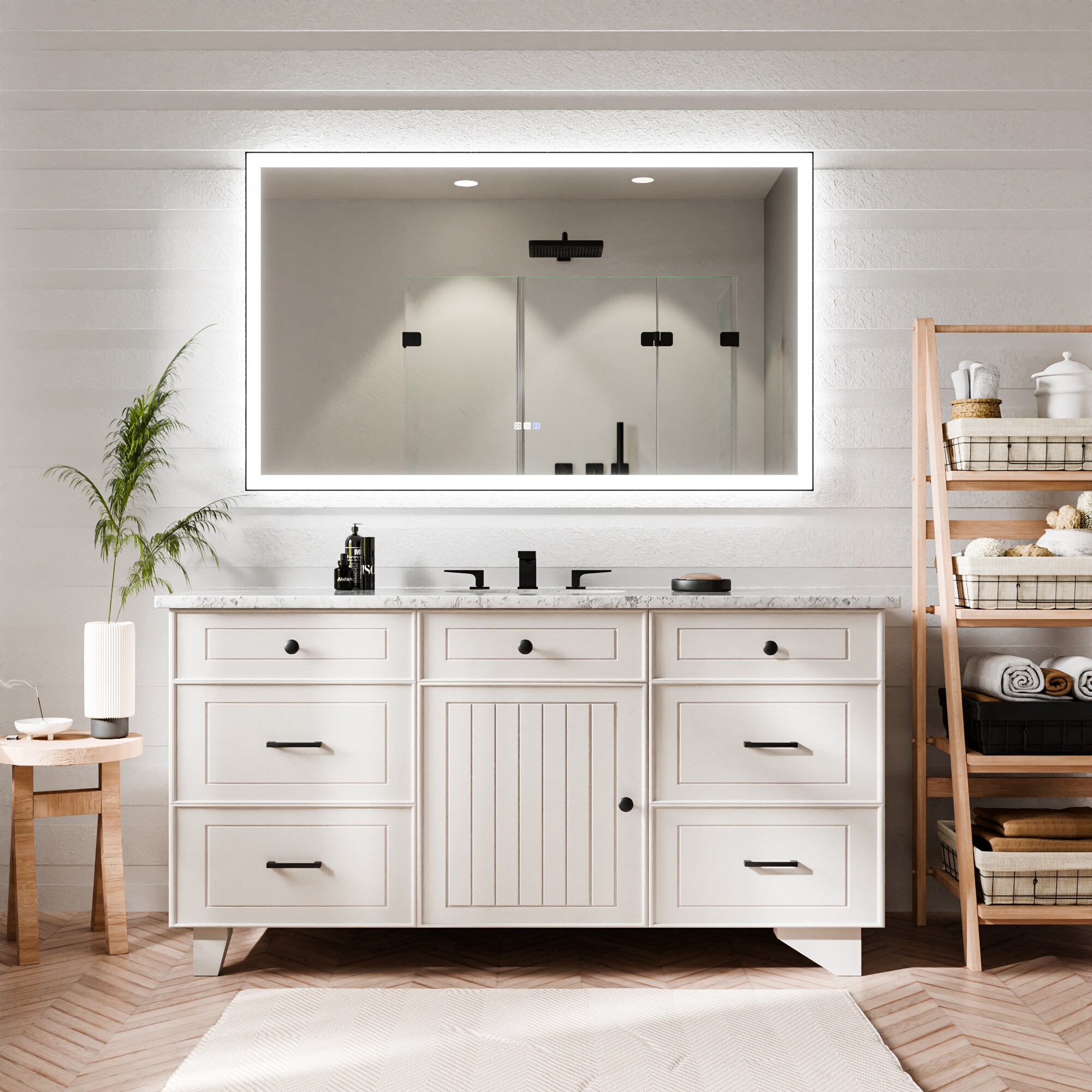 Bayfeve BFXB-12B6036-MIR Framed-Bath-Mirrors - View #3