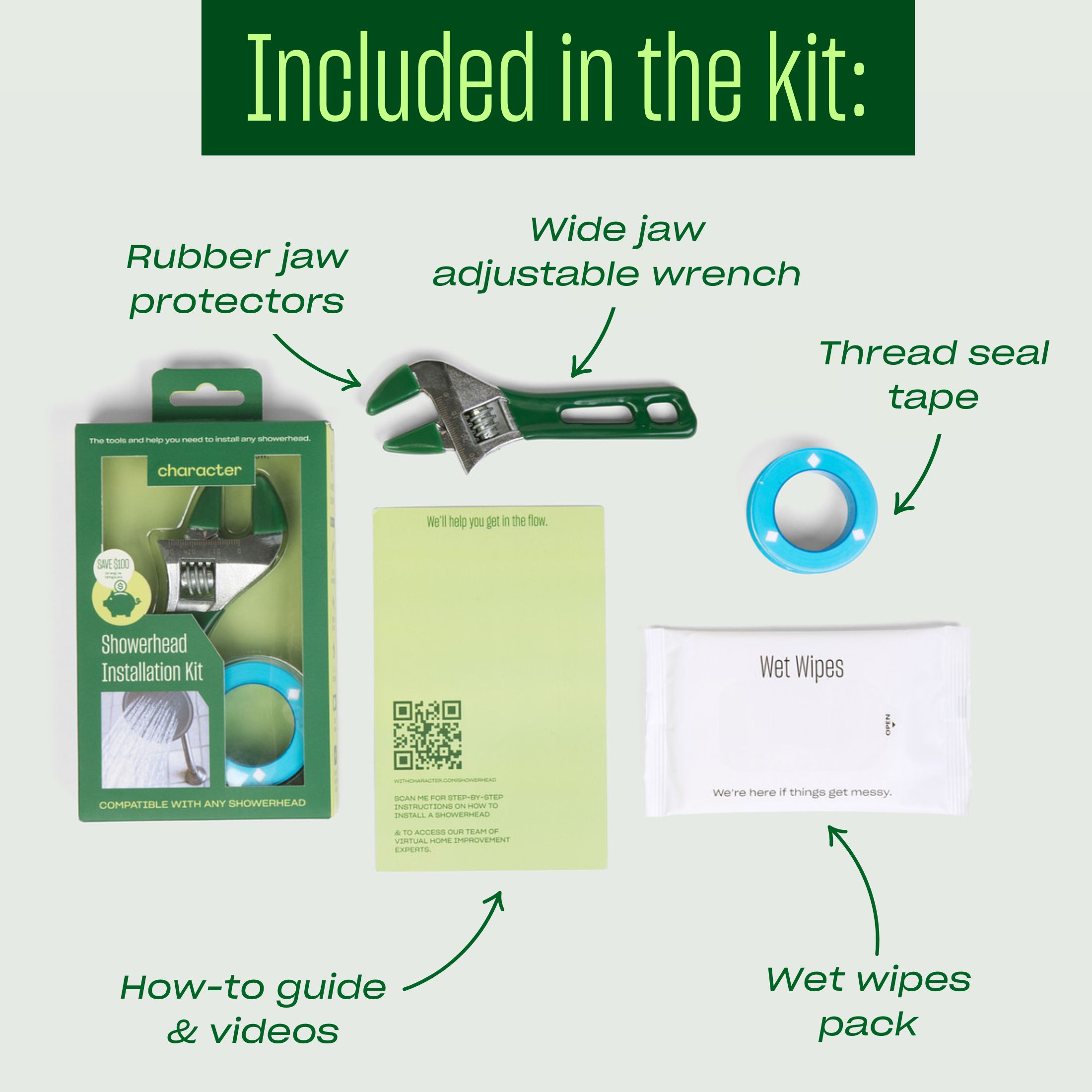 Character K-CHA-KIT-SHW Plumbing-Installation-Kits - View #2