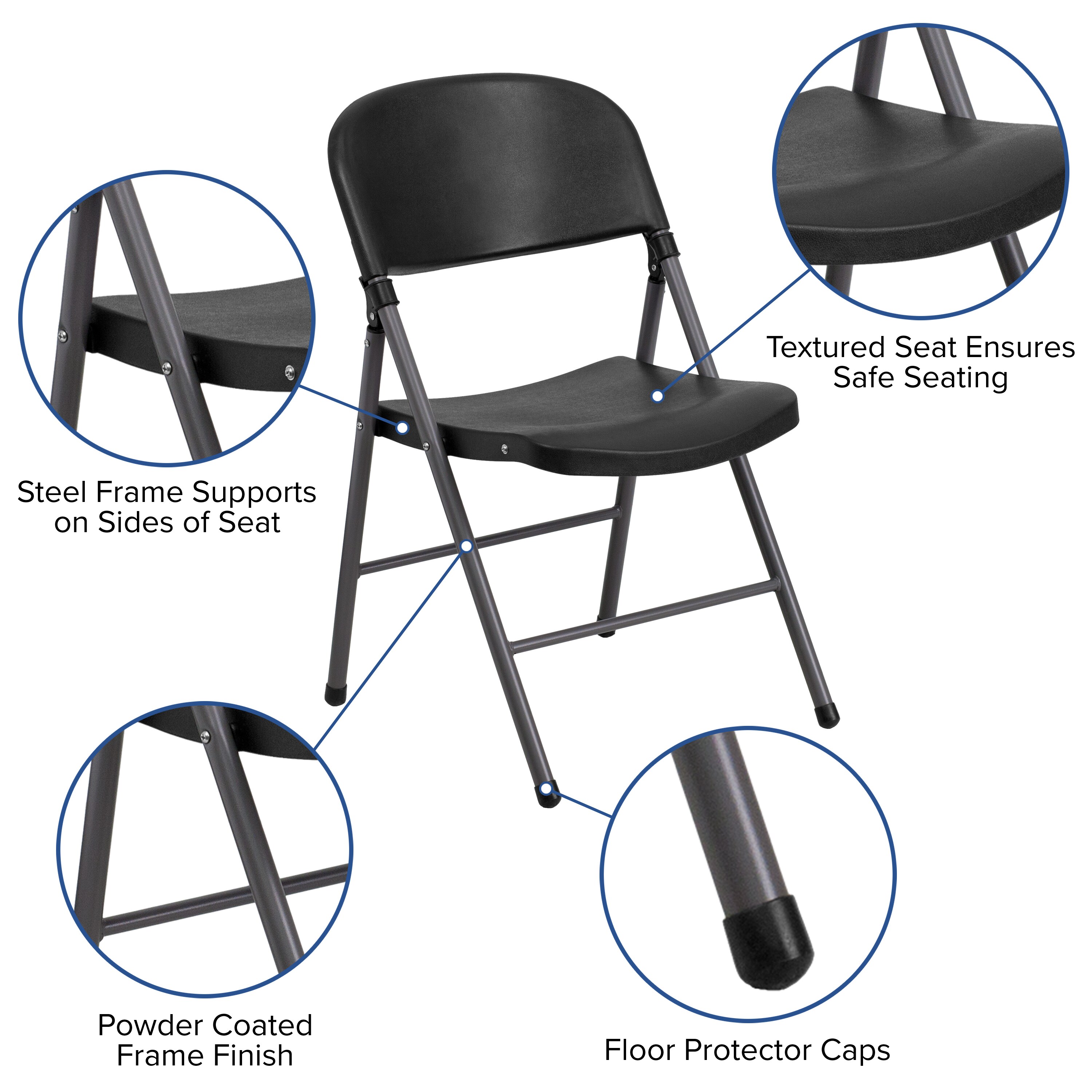 Emma + Oliver 889142414834 Folding-Chairs - View #4
