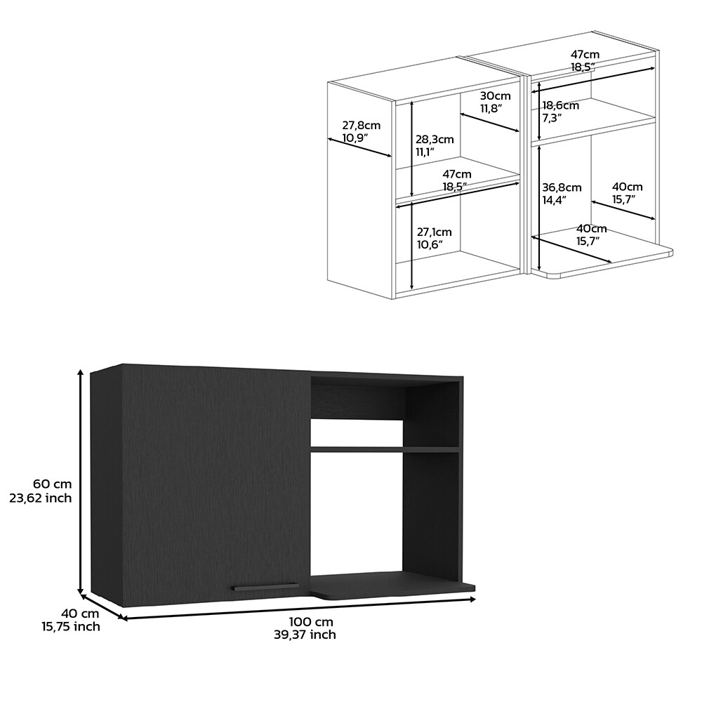 LUXEYARD DS-M-B097133150 Bathroom-Wall-Cabinets - View #5